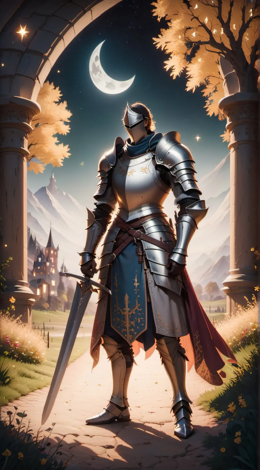 ai character: Alexander Howling  background