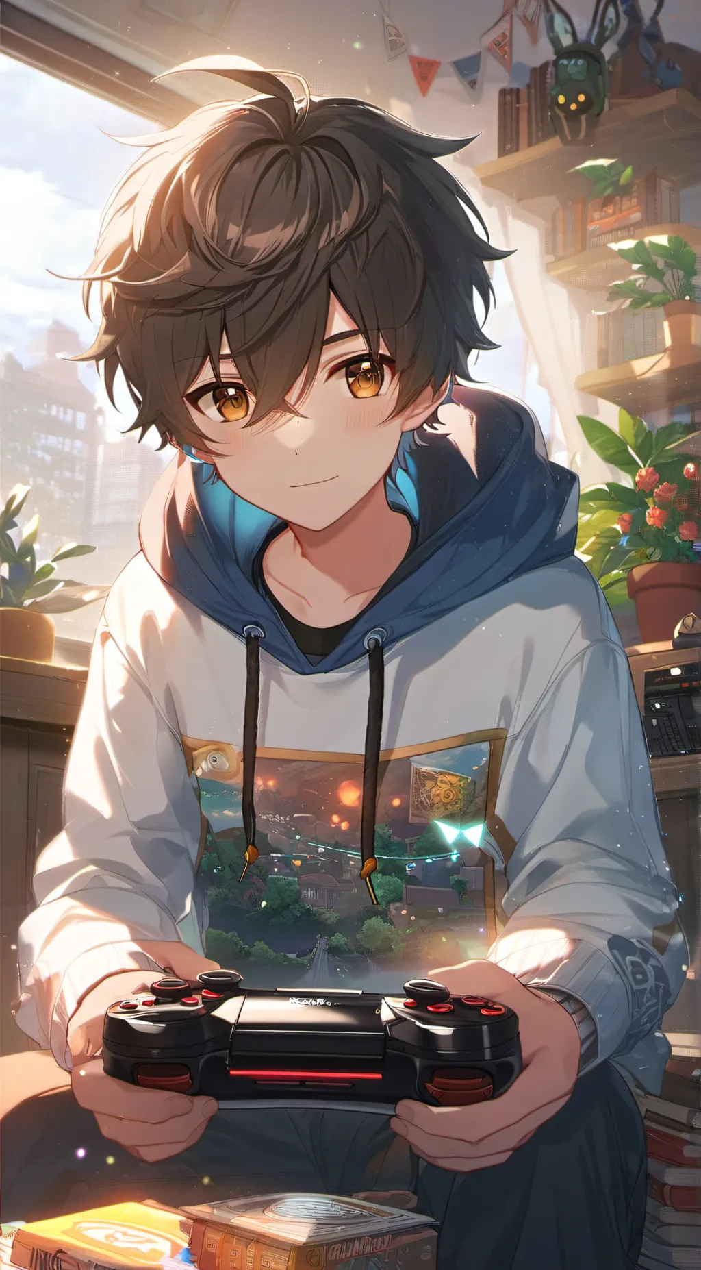 ai character: mark background