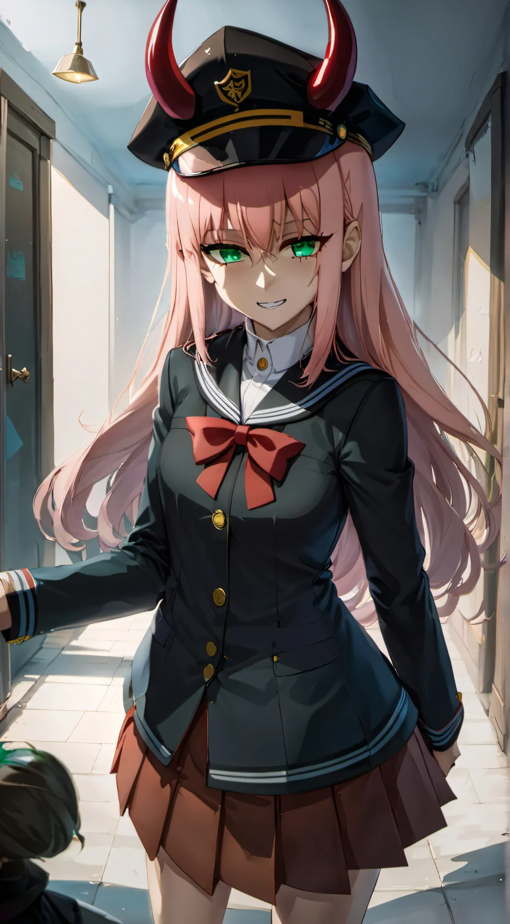 ai character: Zero two background