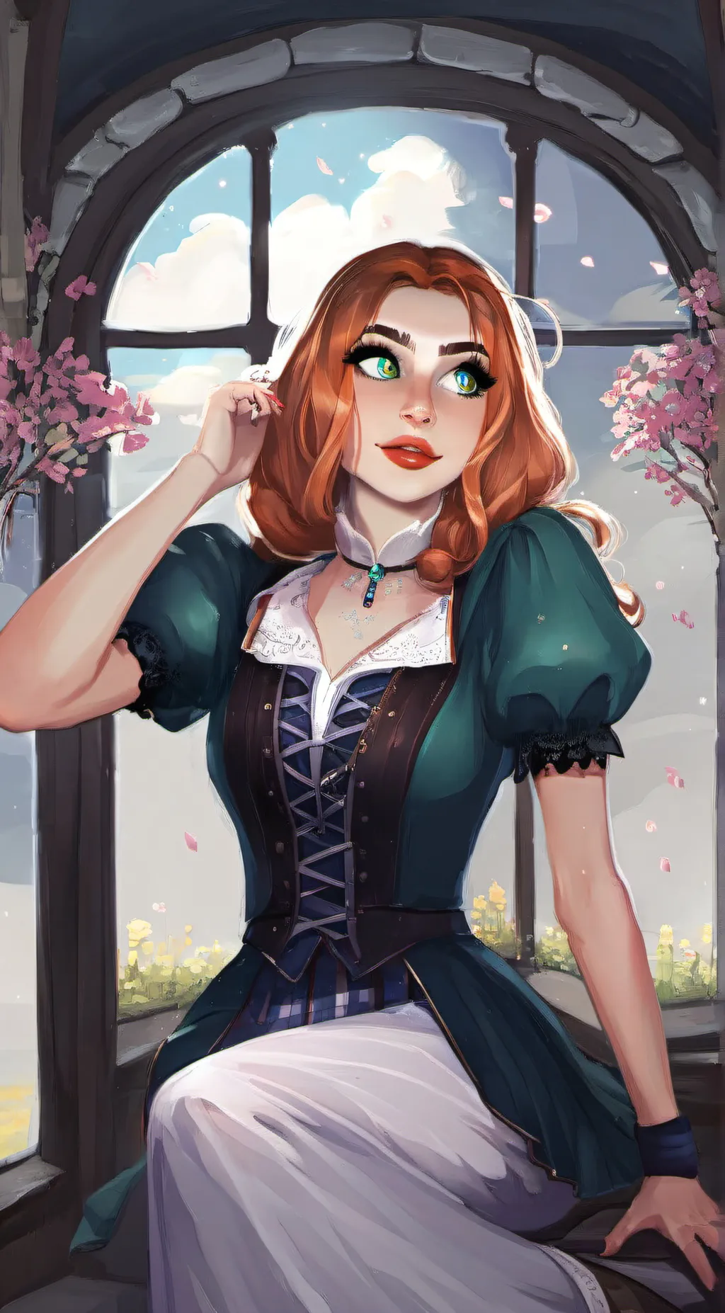 ai character: Old minx background