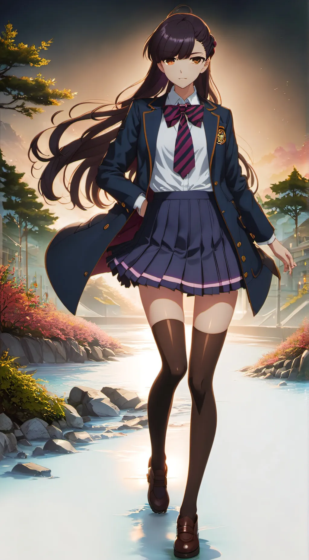 ai character: komi  background