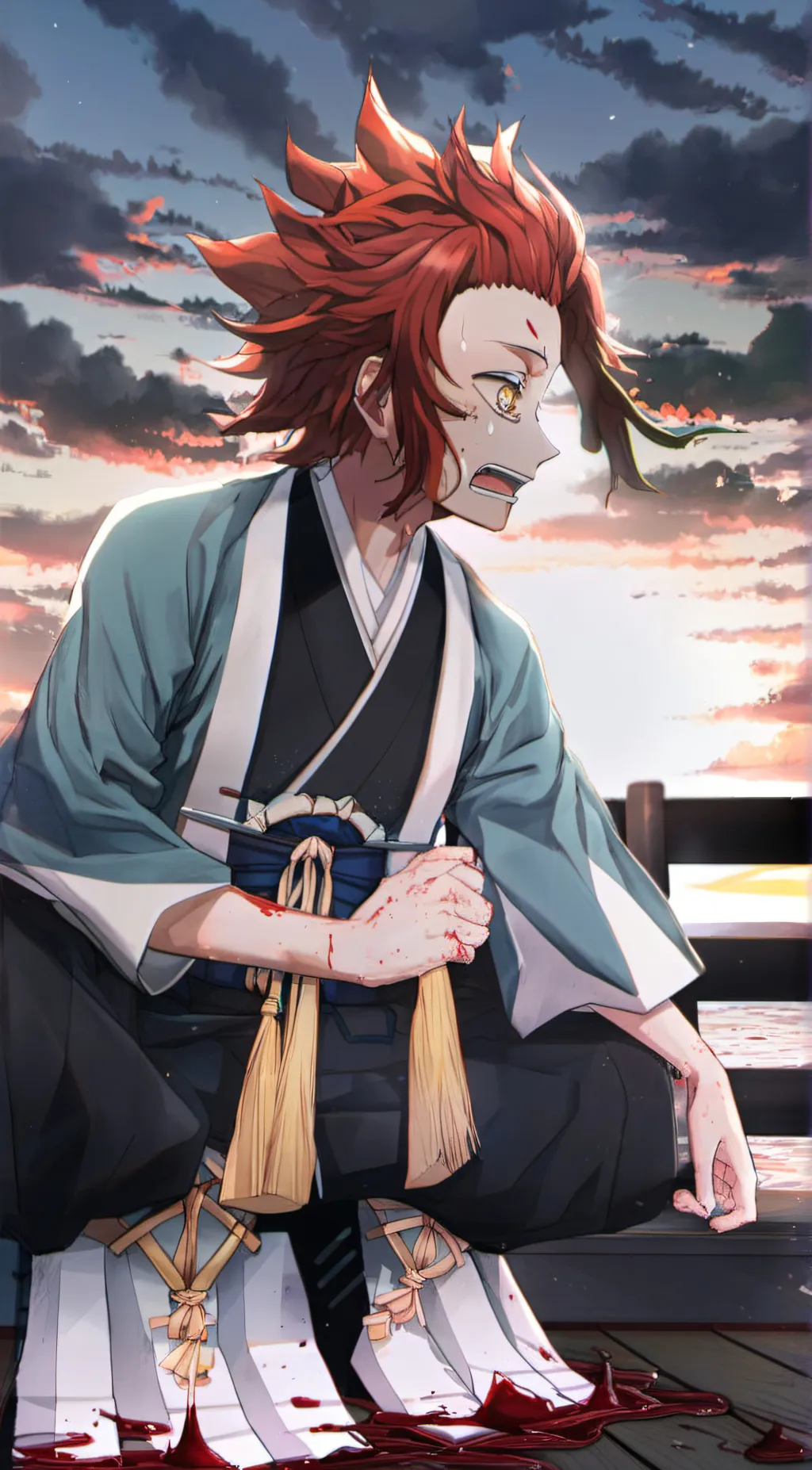 ai character: Rengoku’s death background