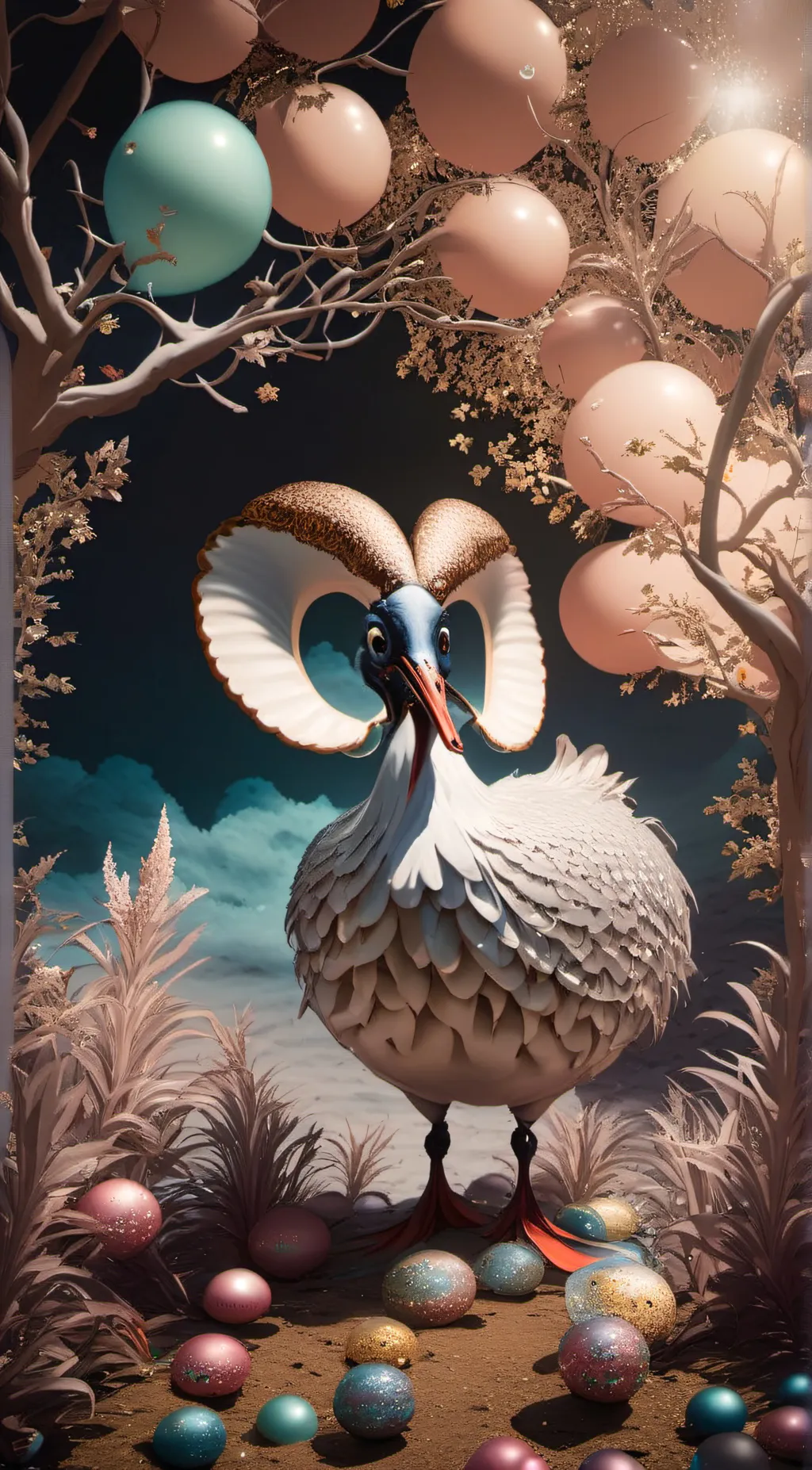 ai character: GULP GULP GULP background