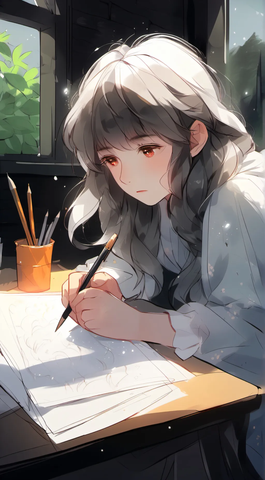 ai character: Character Idea background