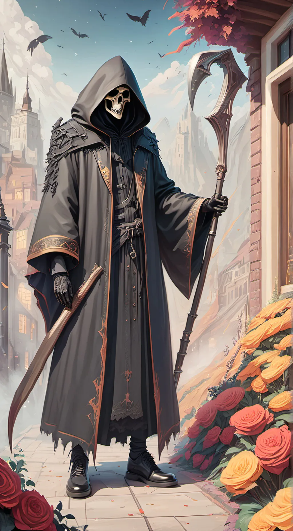 ai character: The death void background