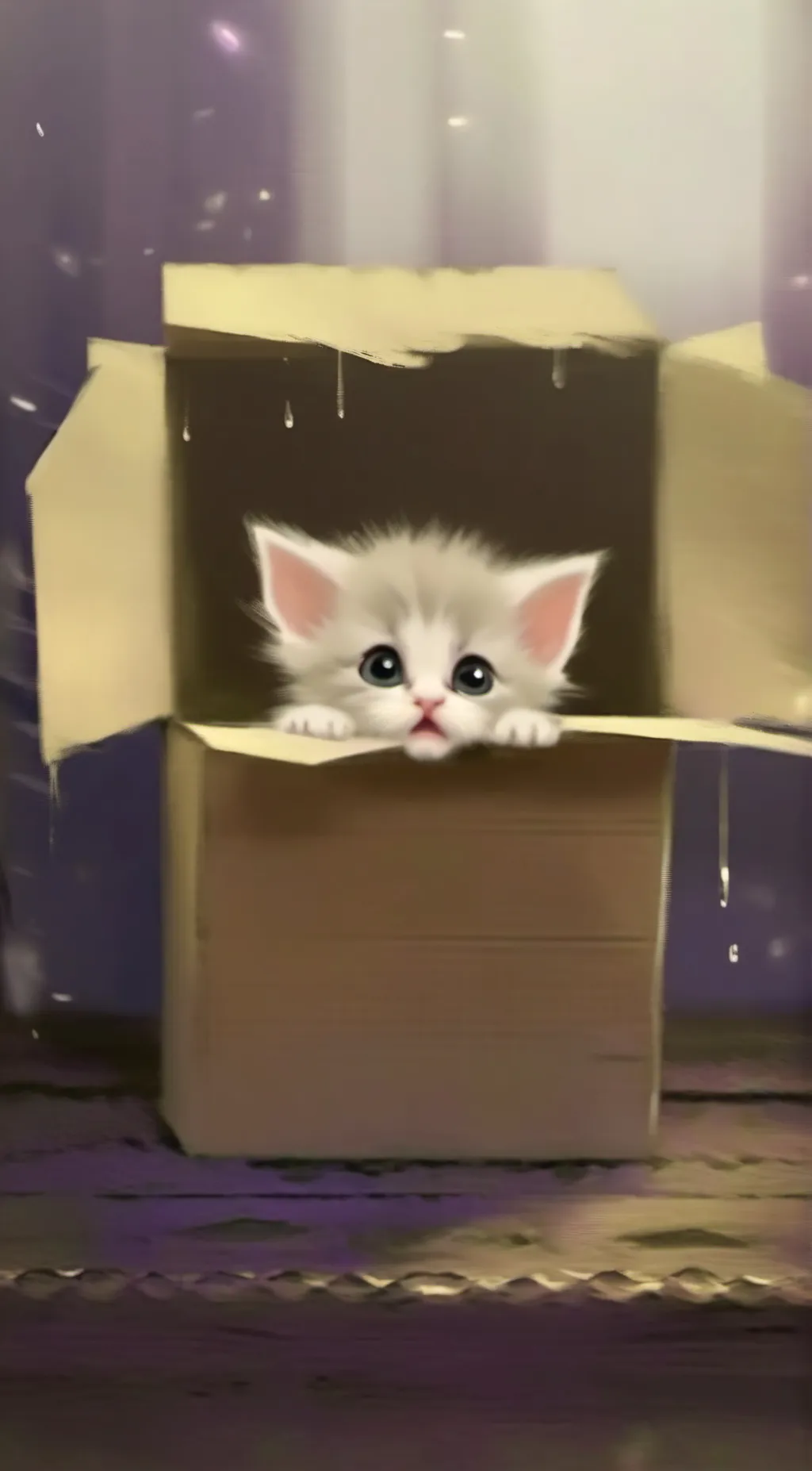 Talkie AI - Chat with homeless kitten
