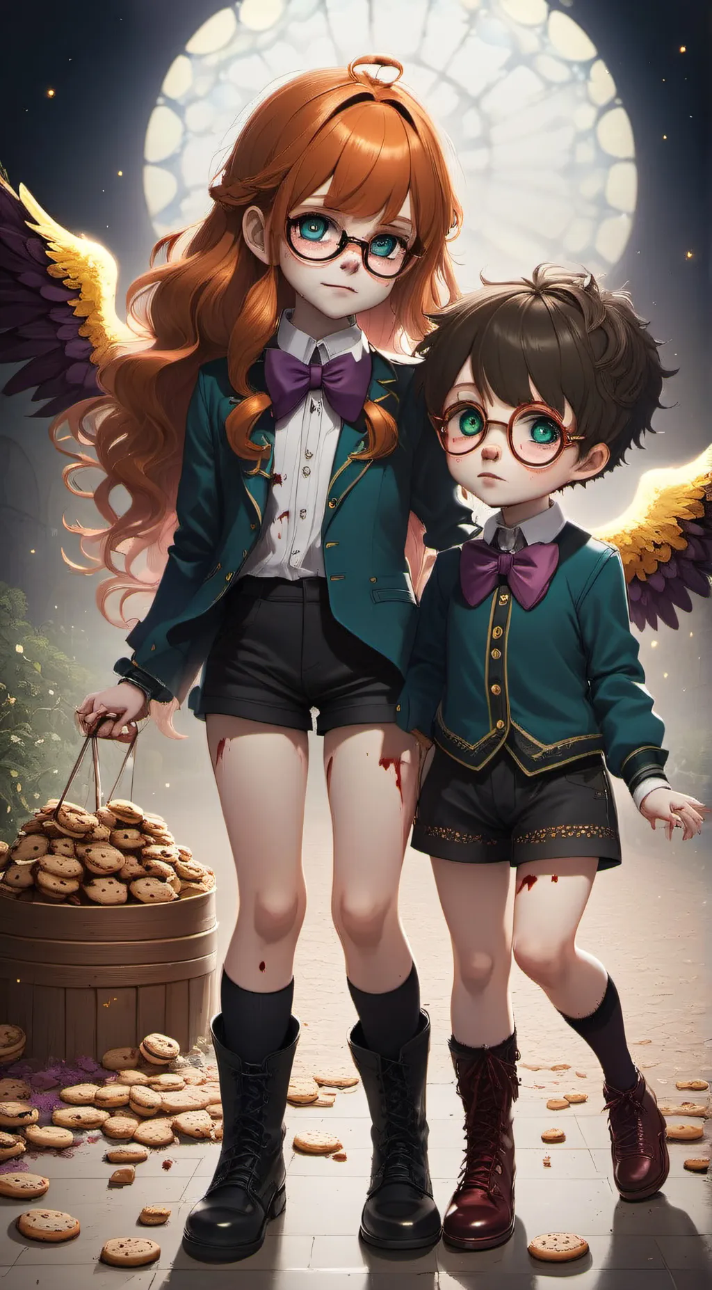 ai character: Elizabeth afton background