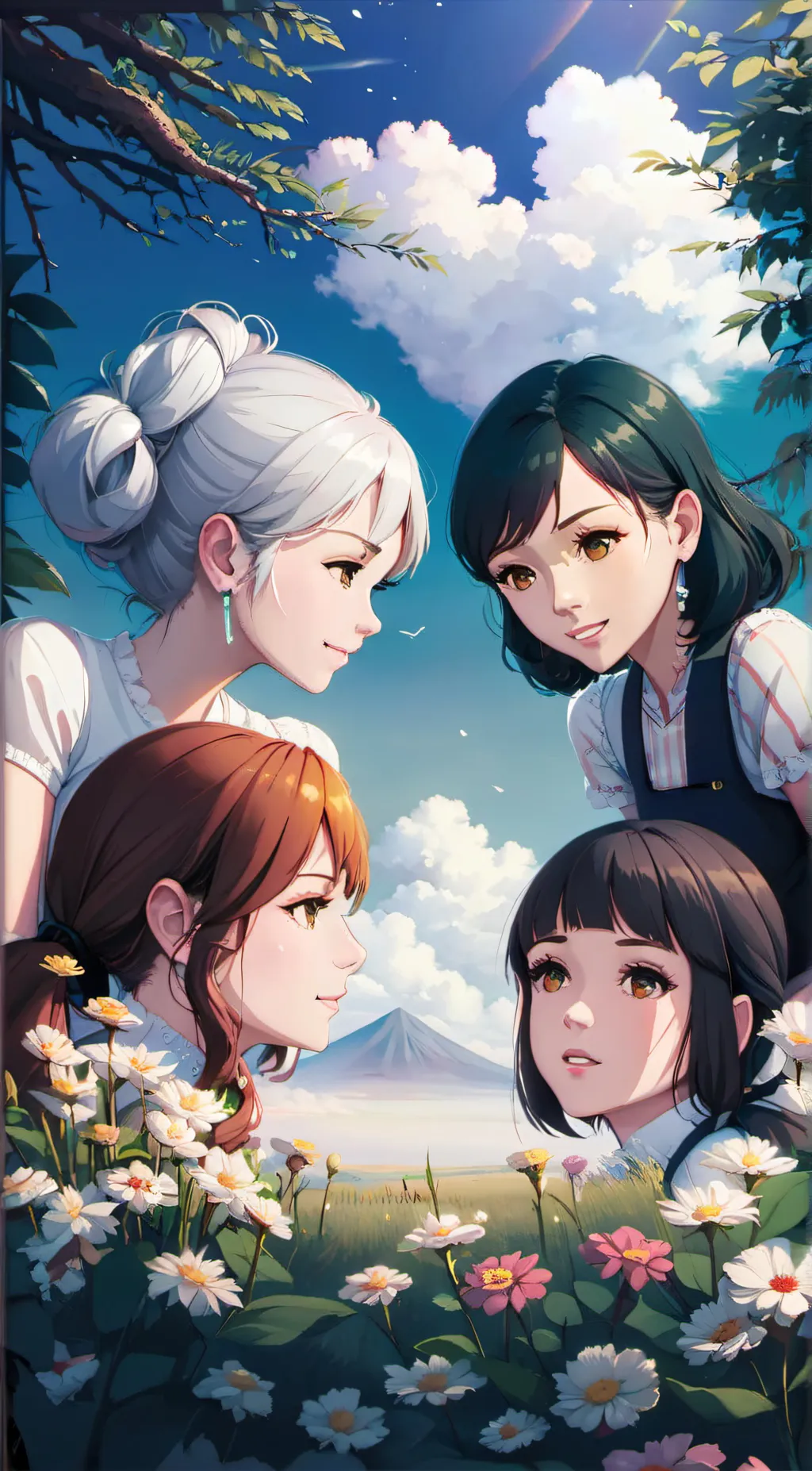 ai character: blackpink background