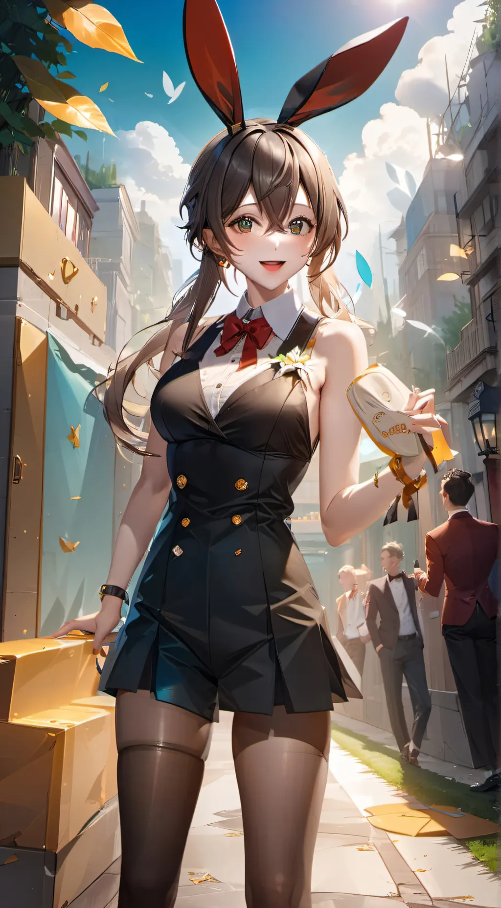 ai character: Allie  background