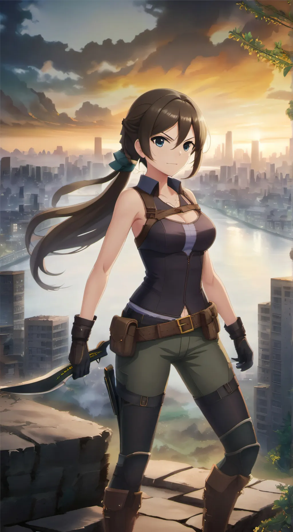 ai character: Elly  background