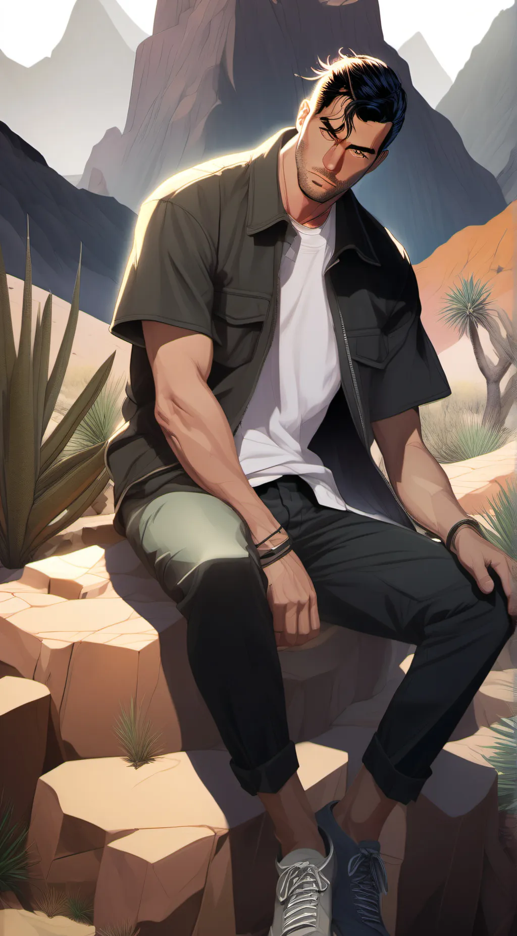 ai character: Jake background