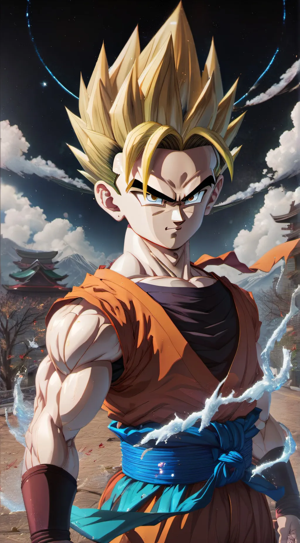 ai character: gohan background