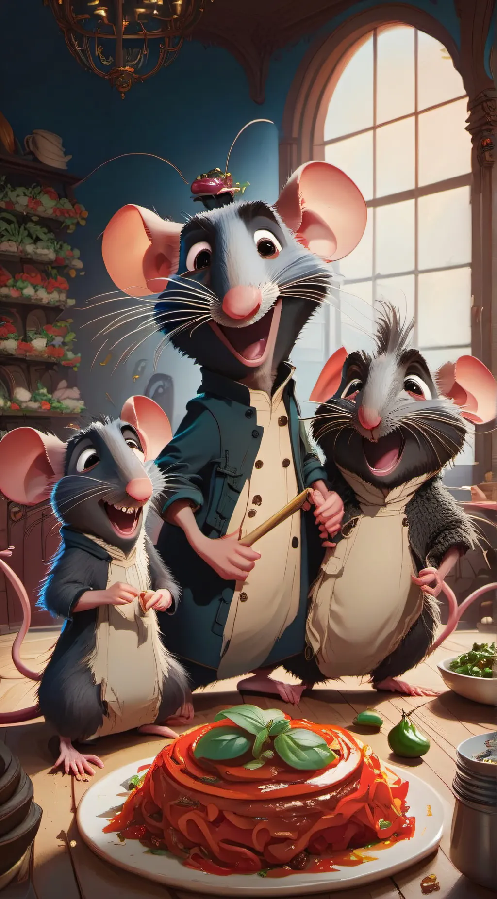 ai character: rat background