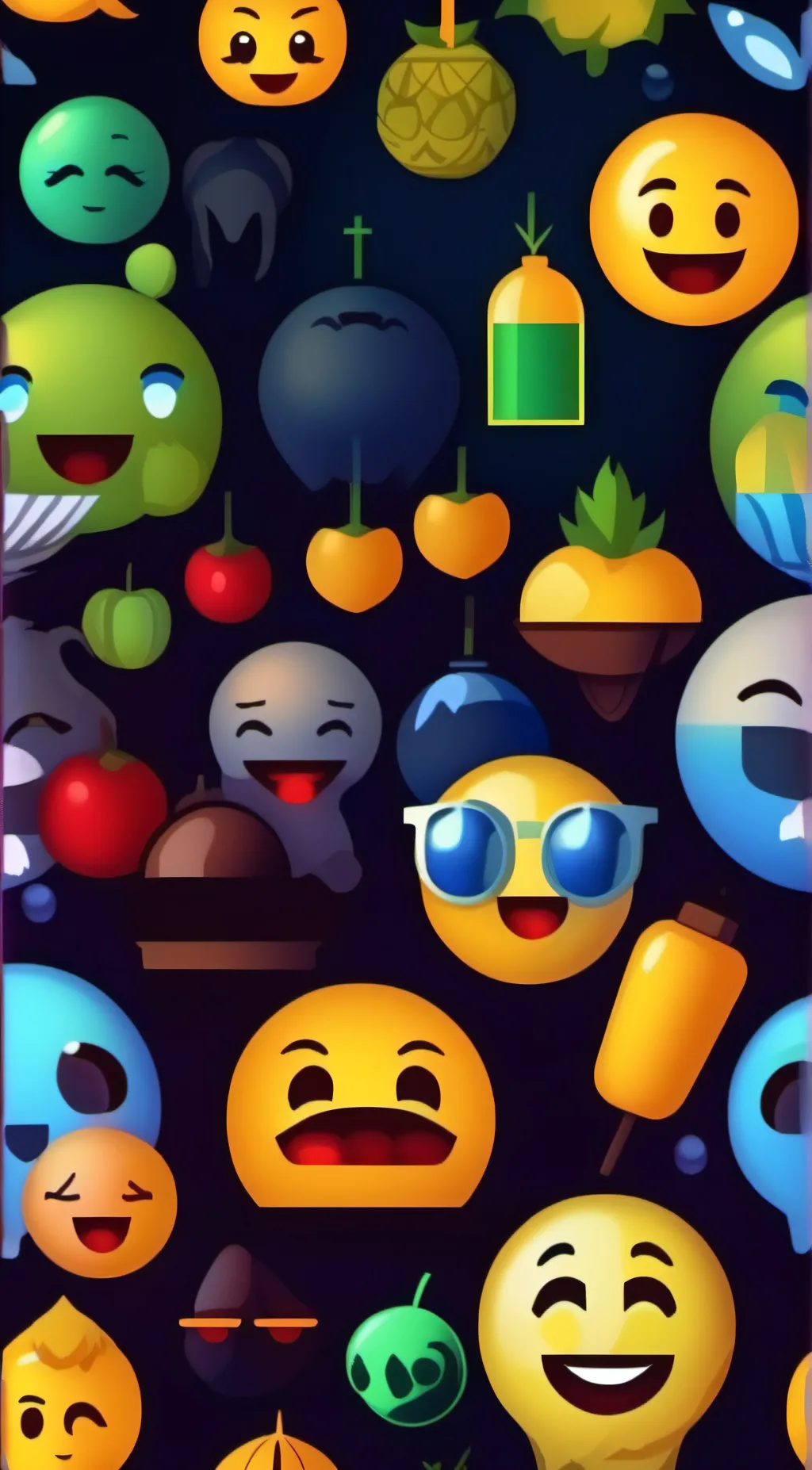 ai character: Emojicat background