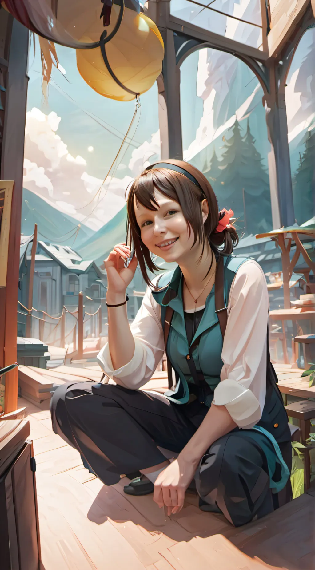 ai character: Ann background