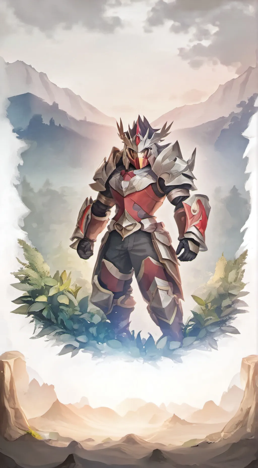 ai character: dragon Queen background