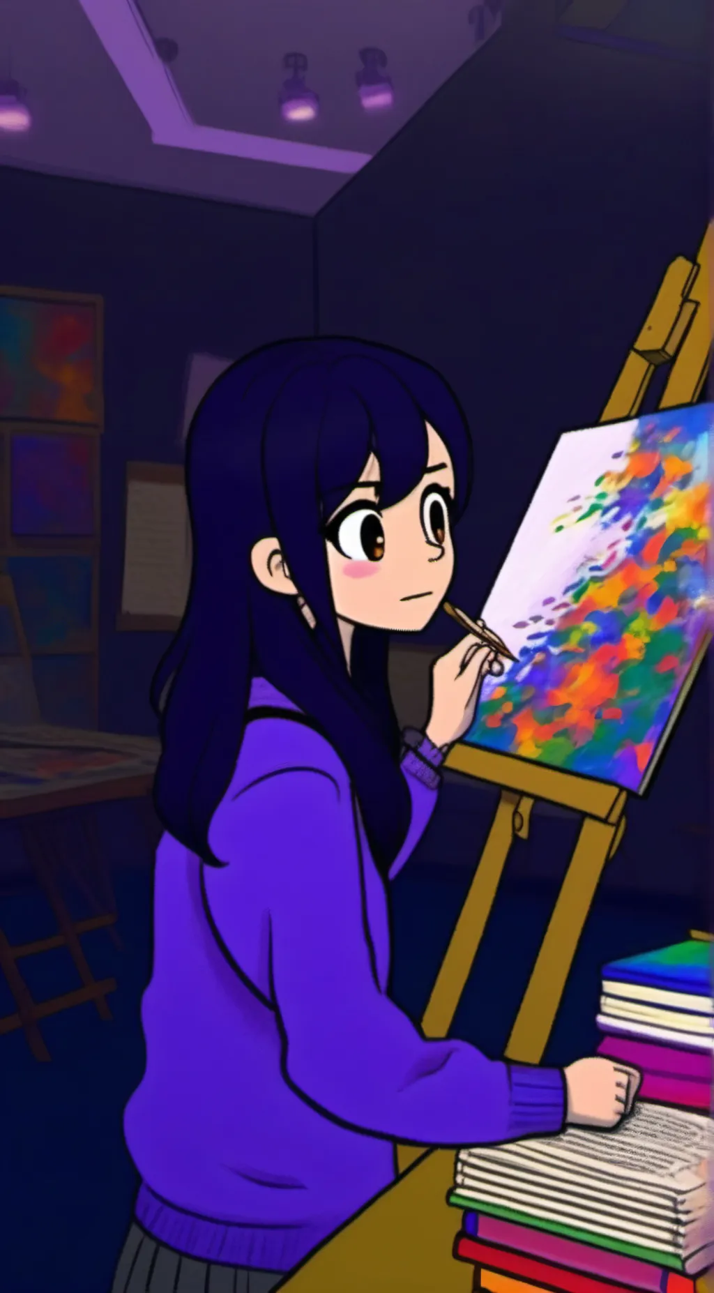 ai character: ayla rose background