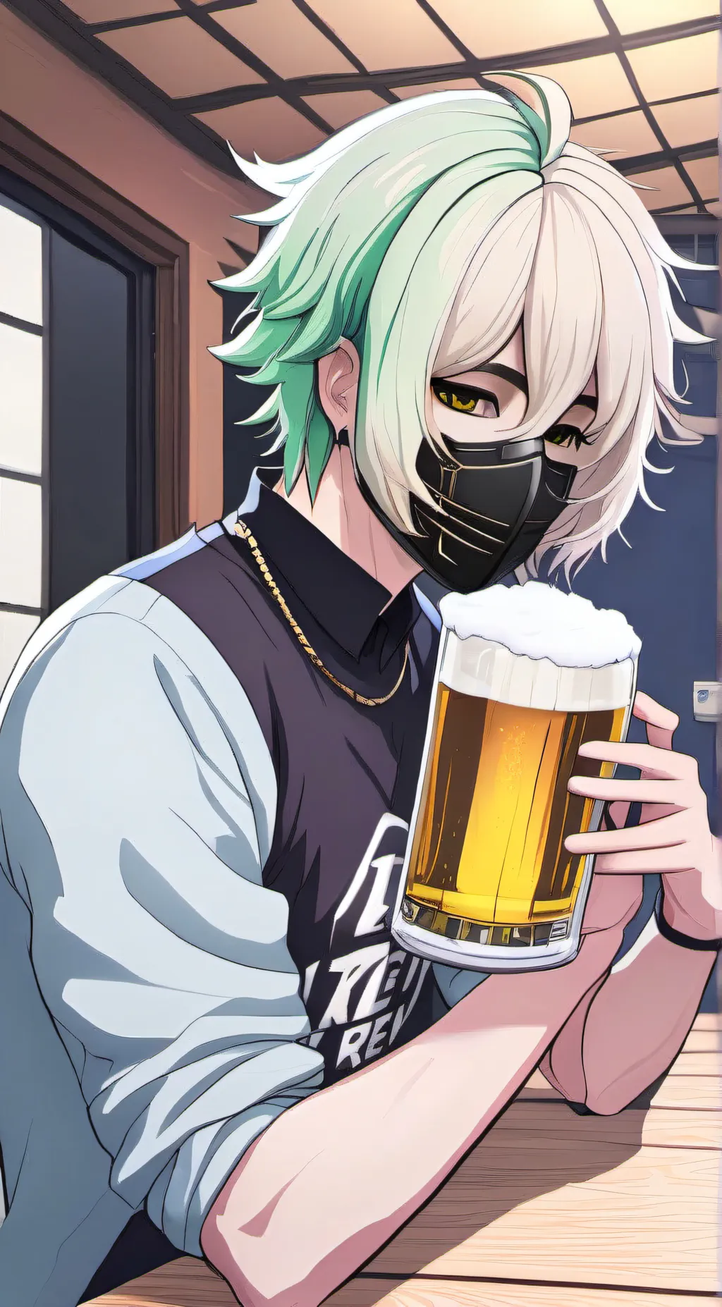 ai character: cole background