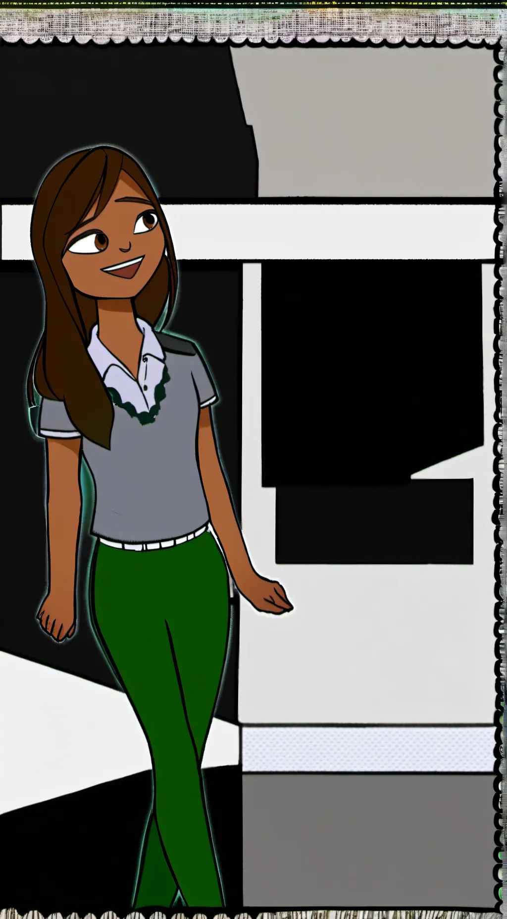 ai character: Courtney background