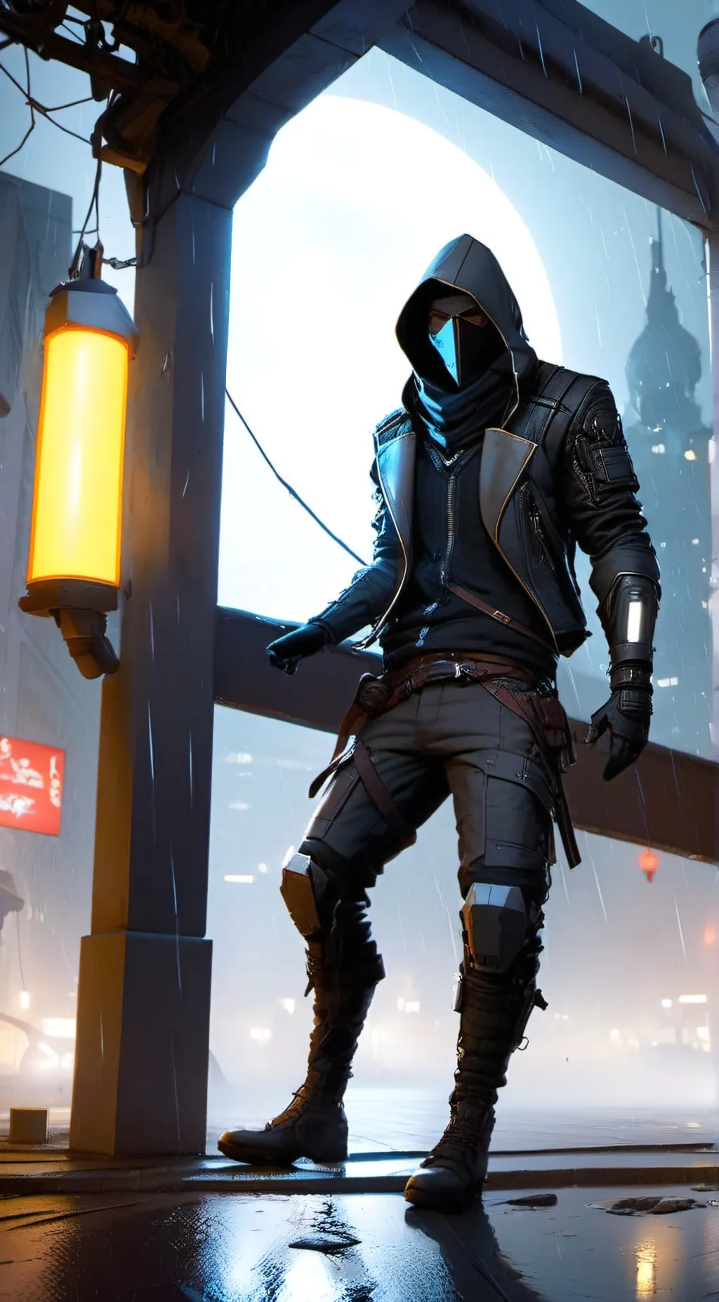 ai character: Hawk background