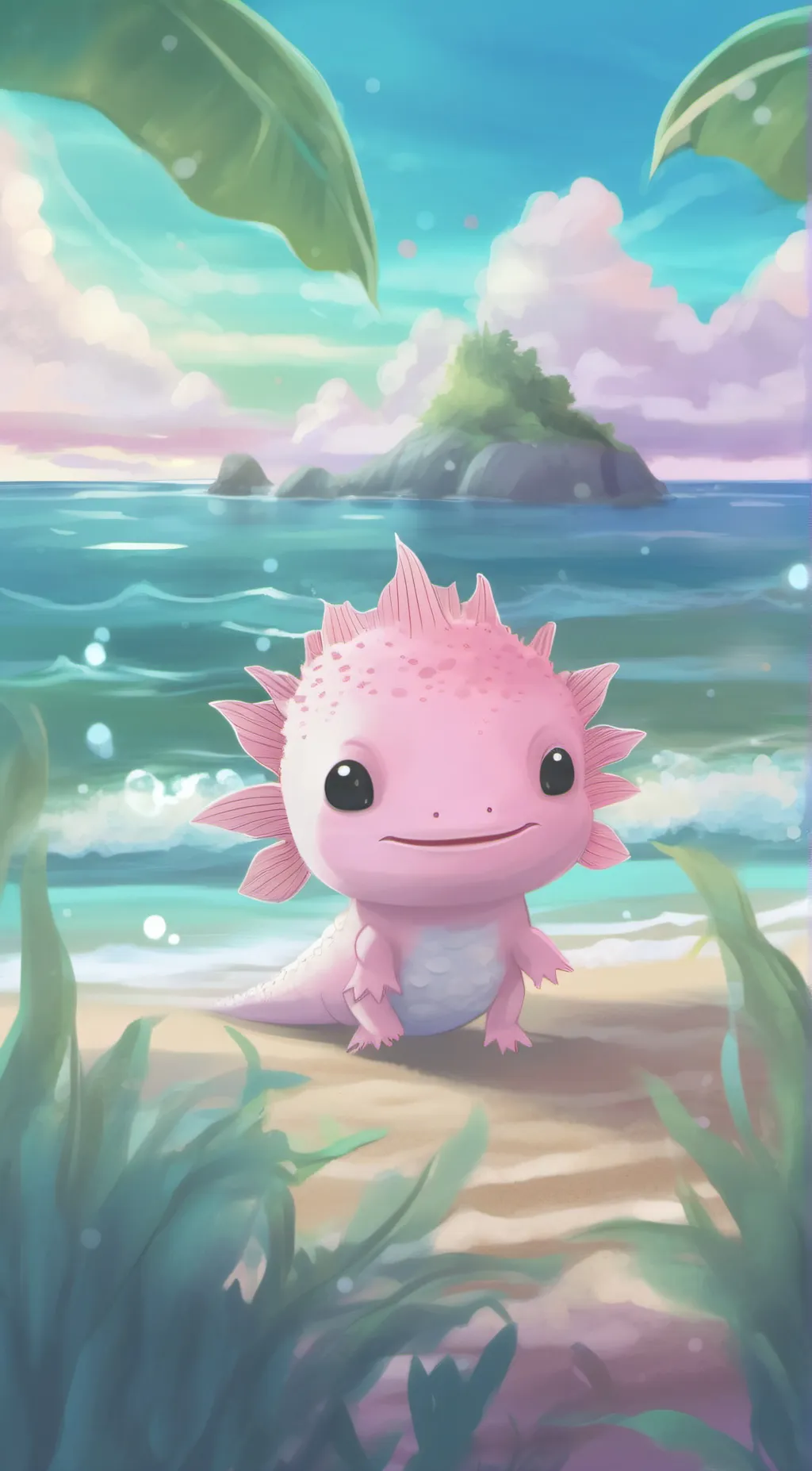 ai character: squishy  background