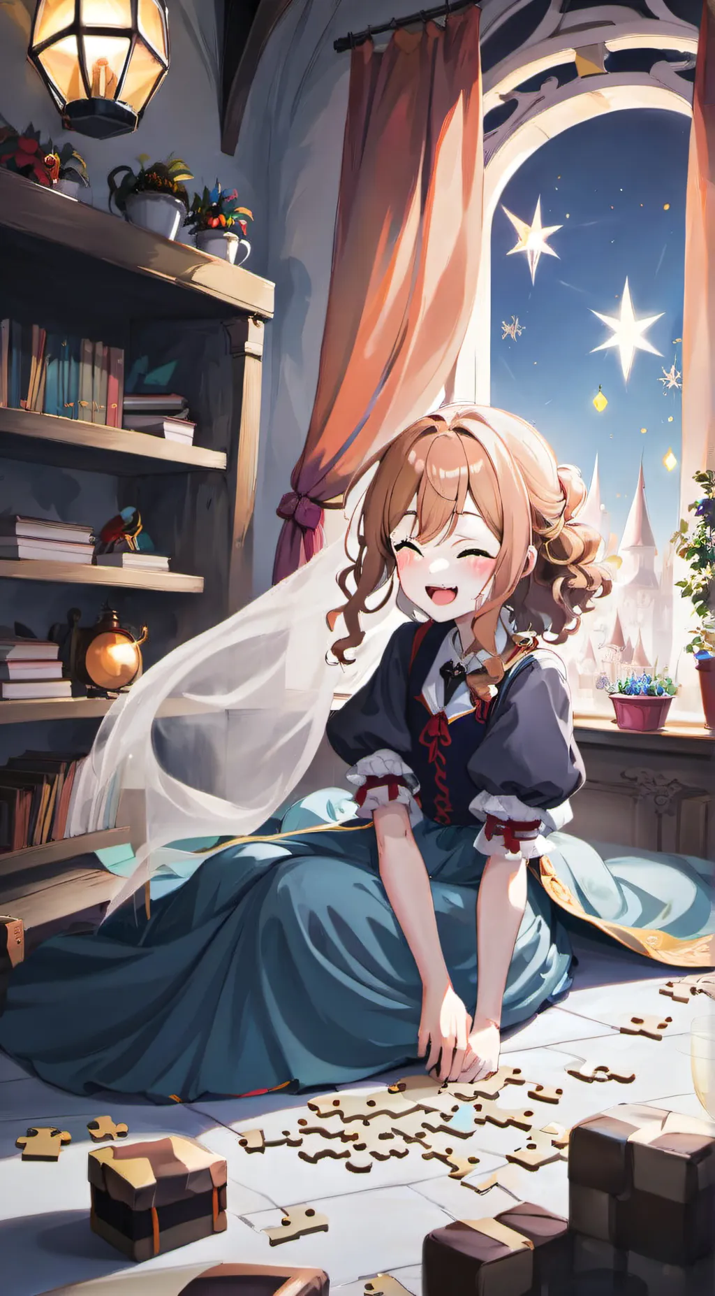 ai character: Random girl ai background