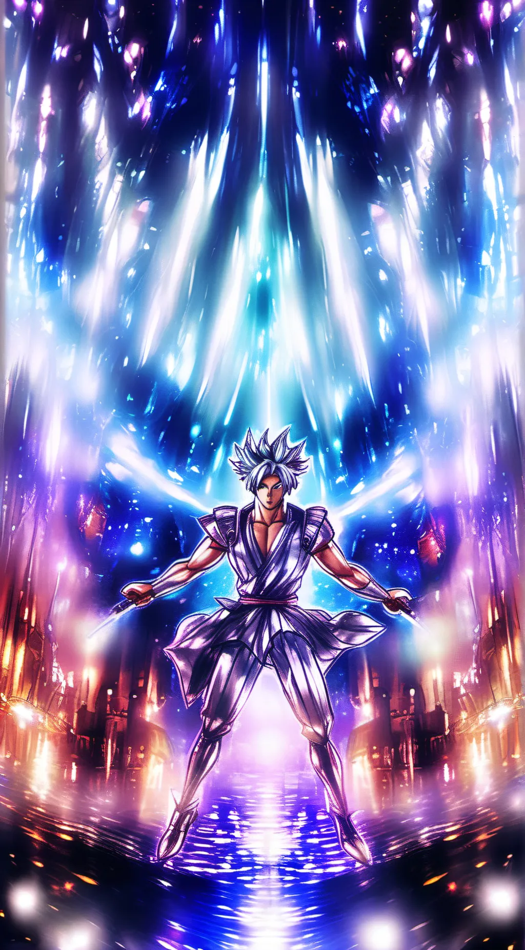 ai character: UI goku background