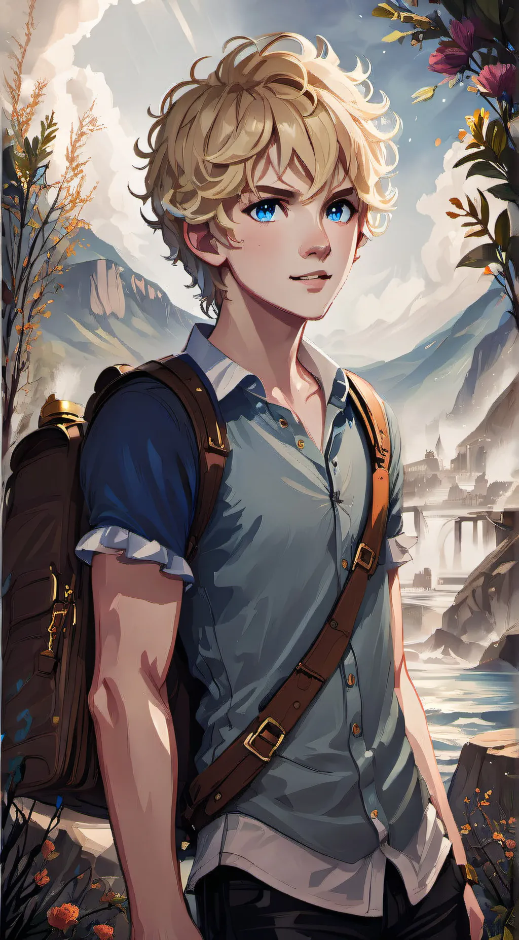 ai character: Percy background