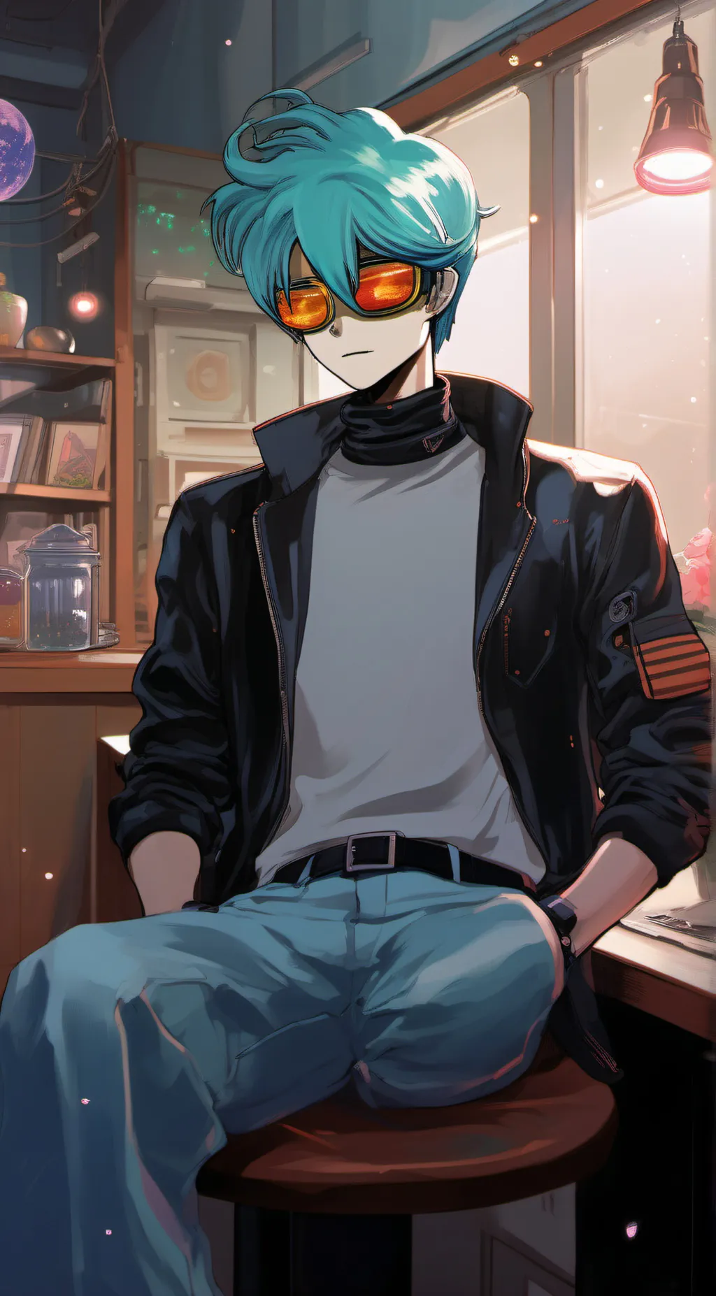 ai character: space boyfriend background