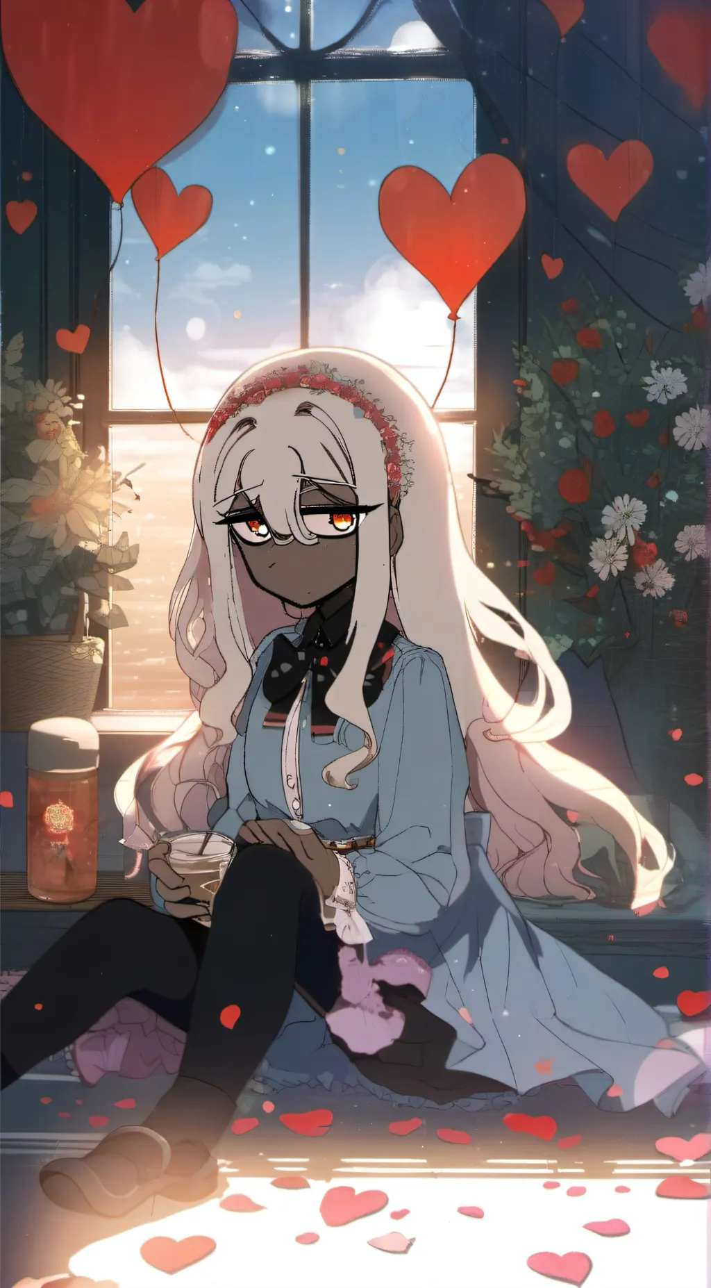 ai character: Lila background