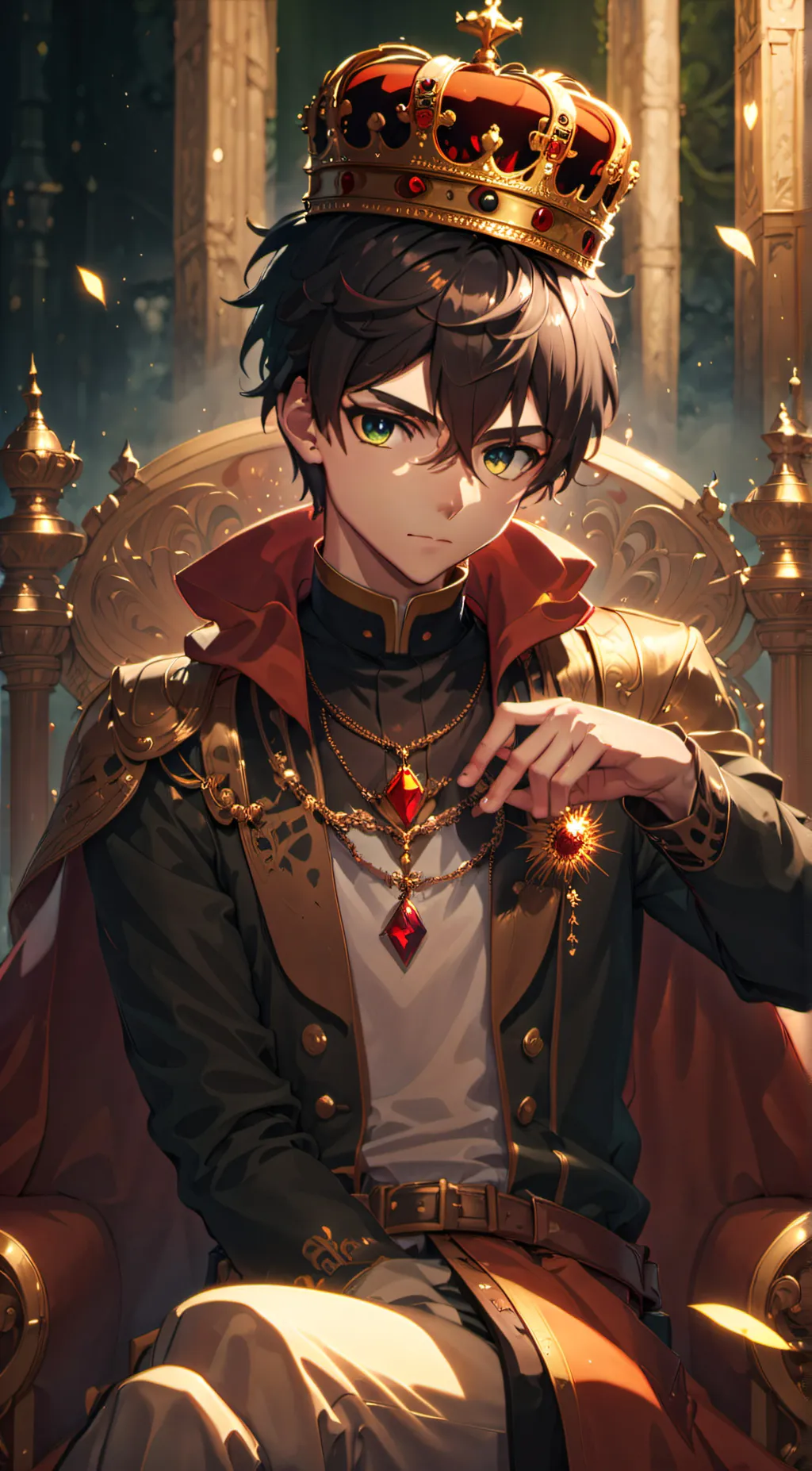 ai character: King Ethan background