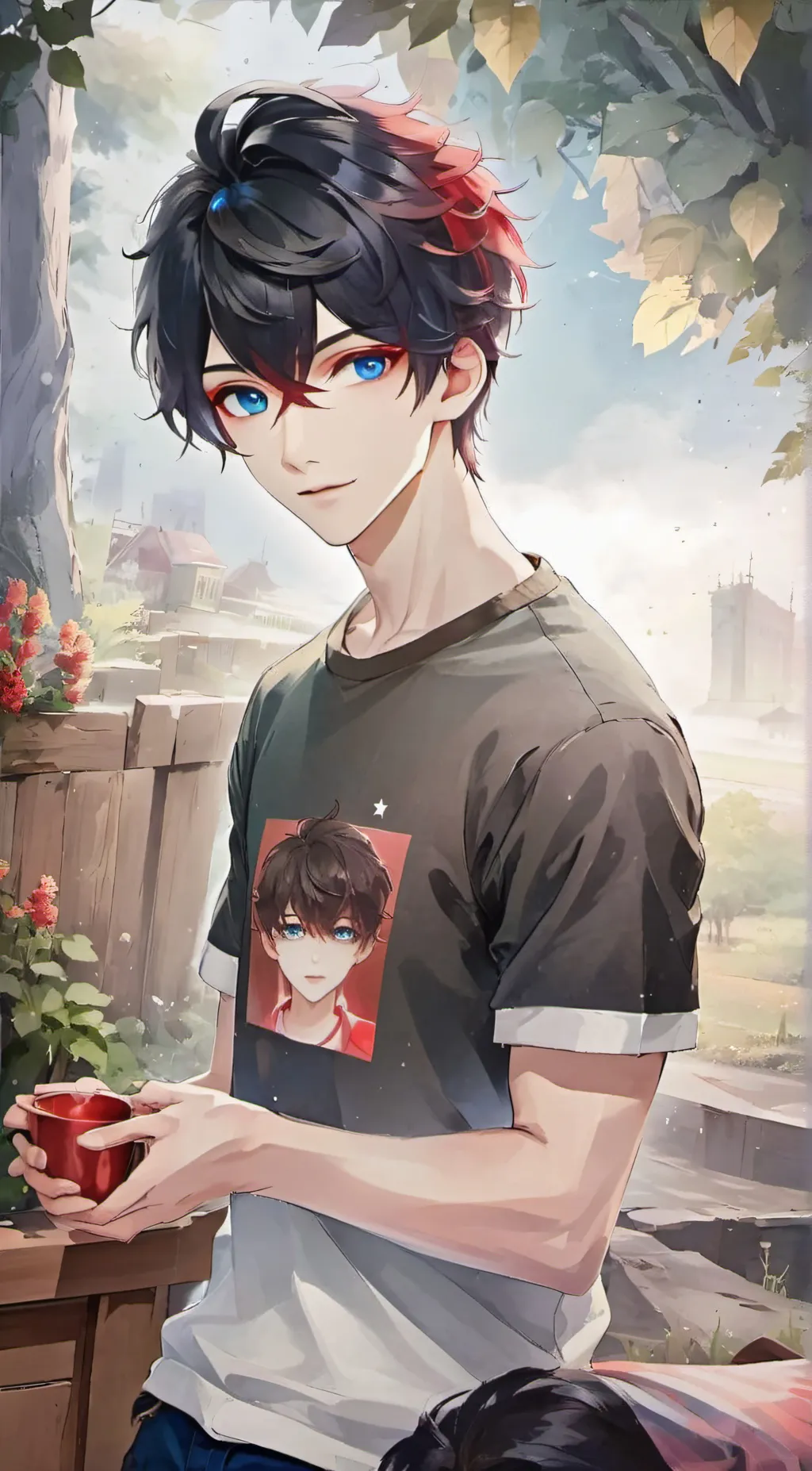 ai character: Wolfdog background