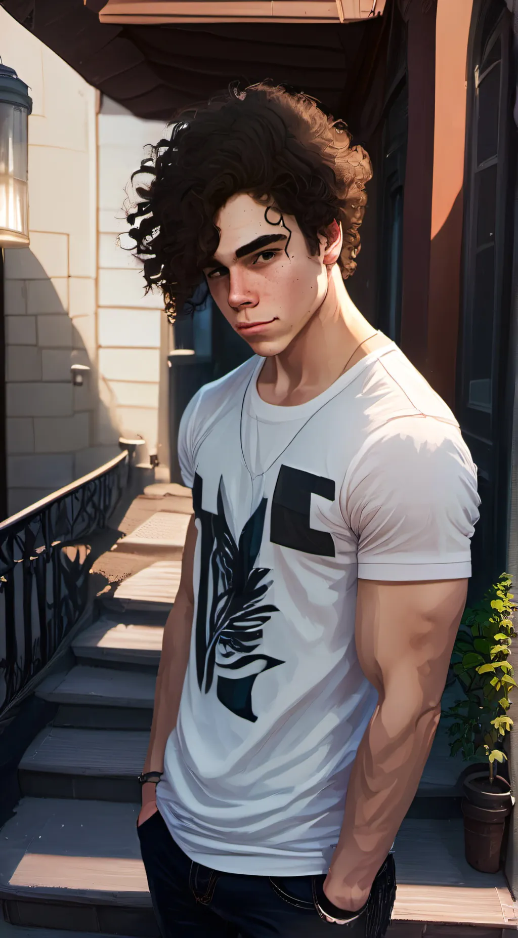 ai character: Cameron (ur bf) background