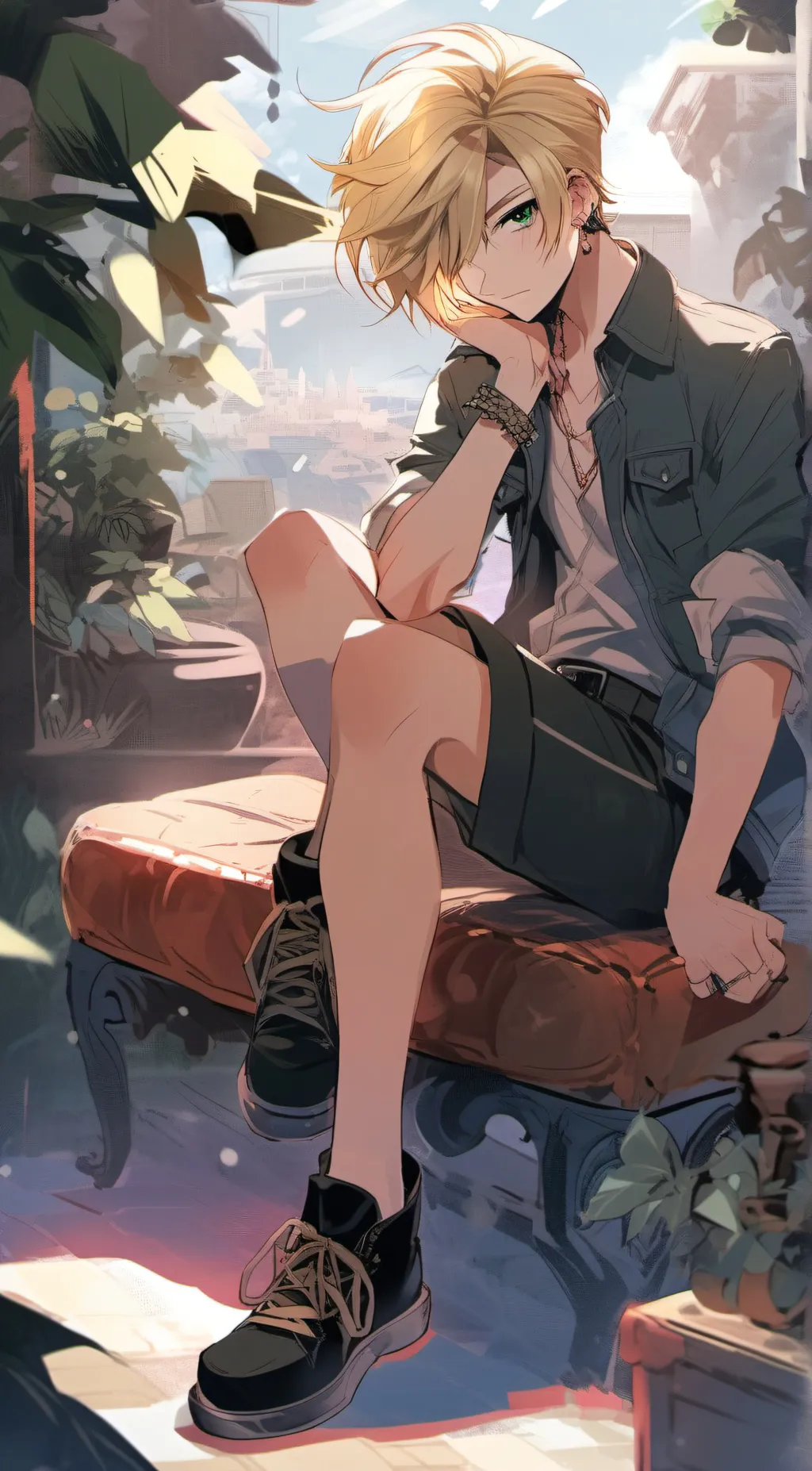 ai character: Max background