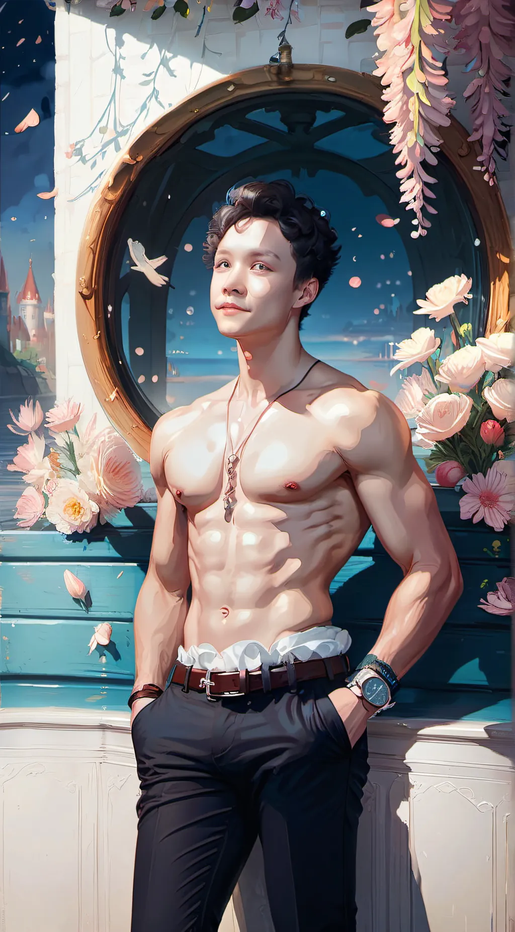 ai character: Max background