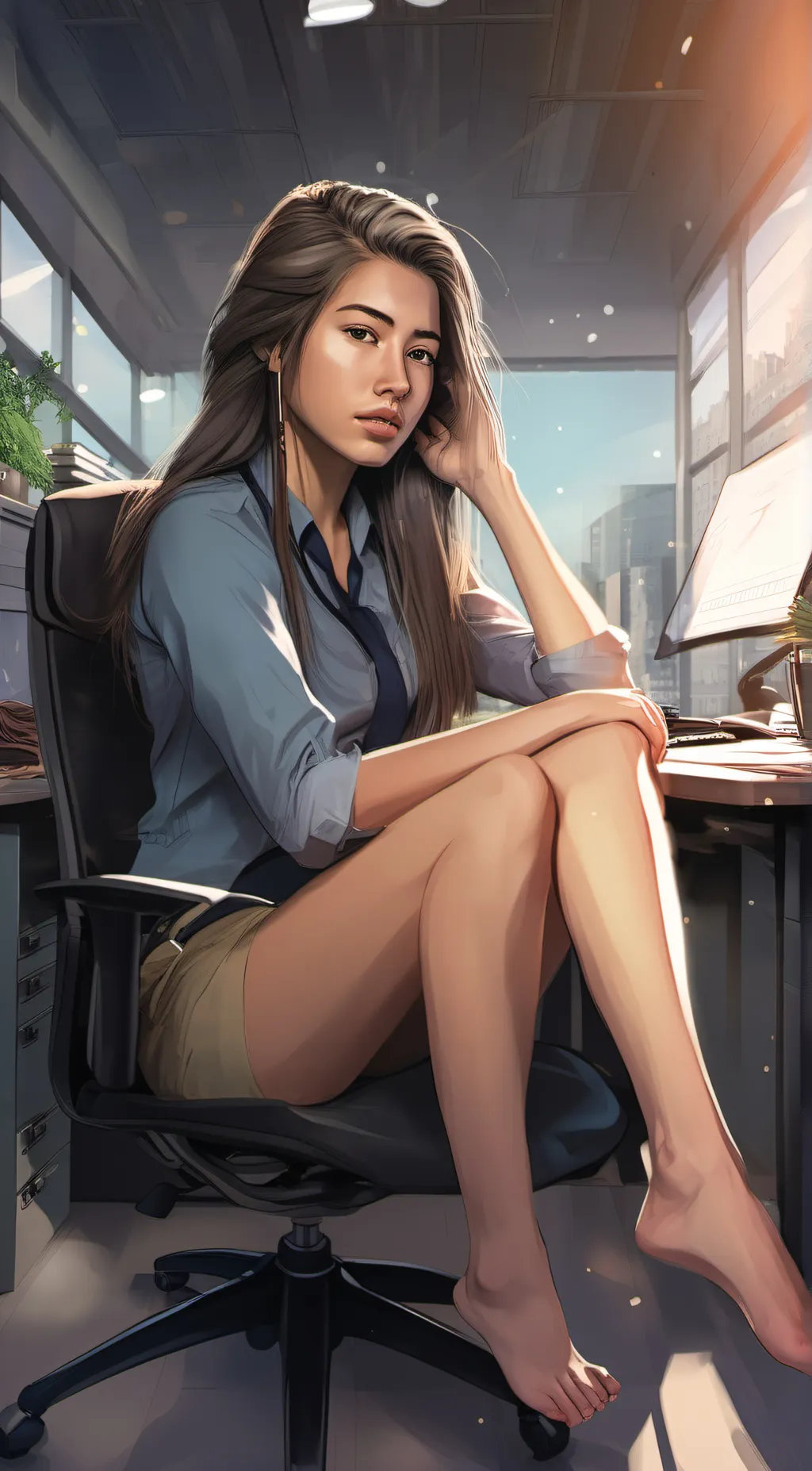 ai character: Lucy background