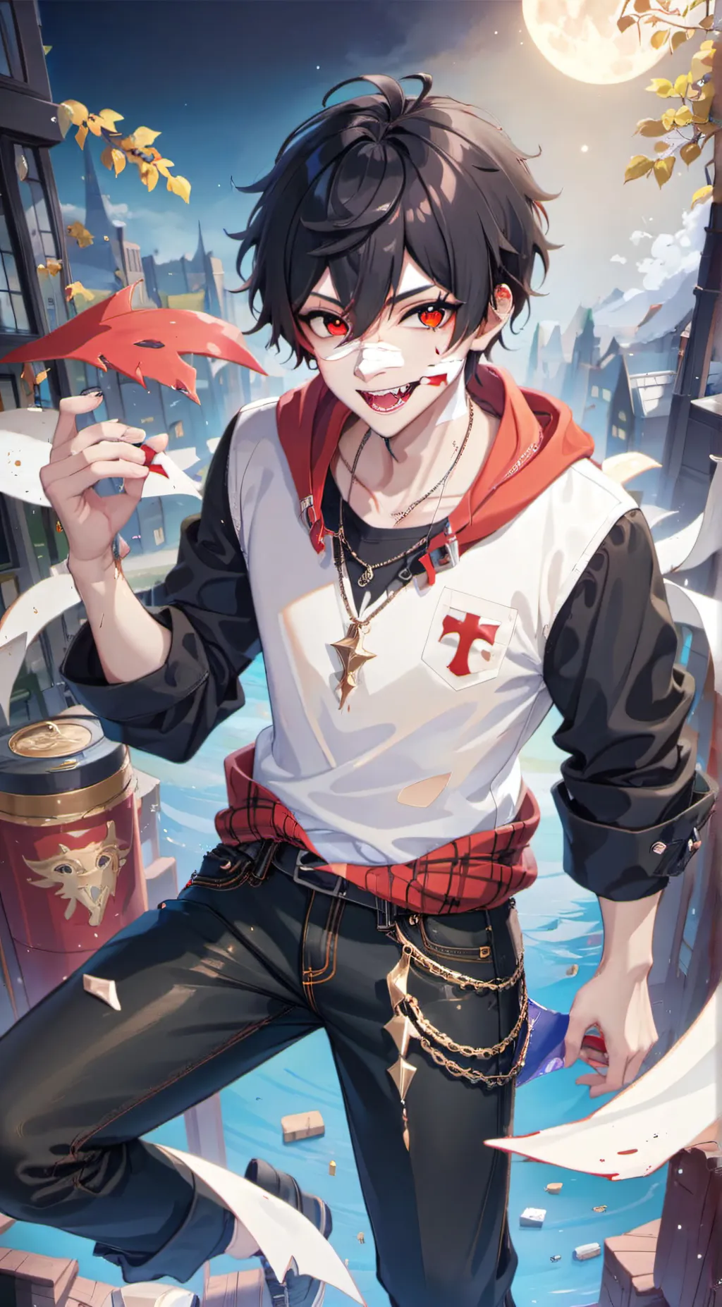 ai character: Trano background