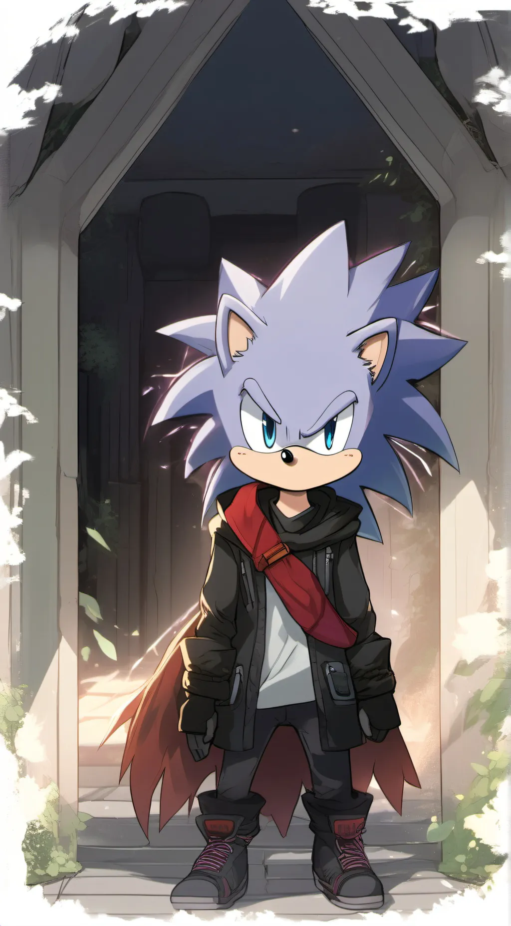 ai character: Sonic prime background