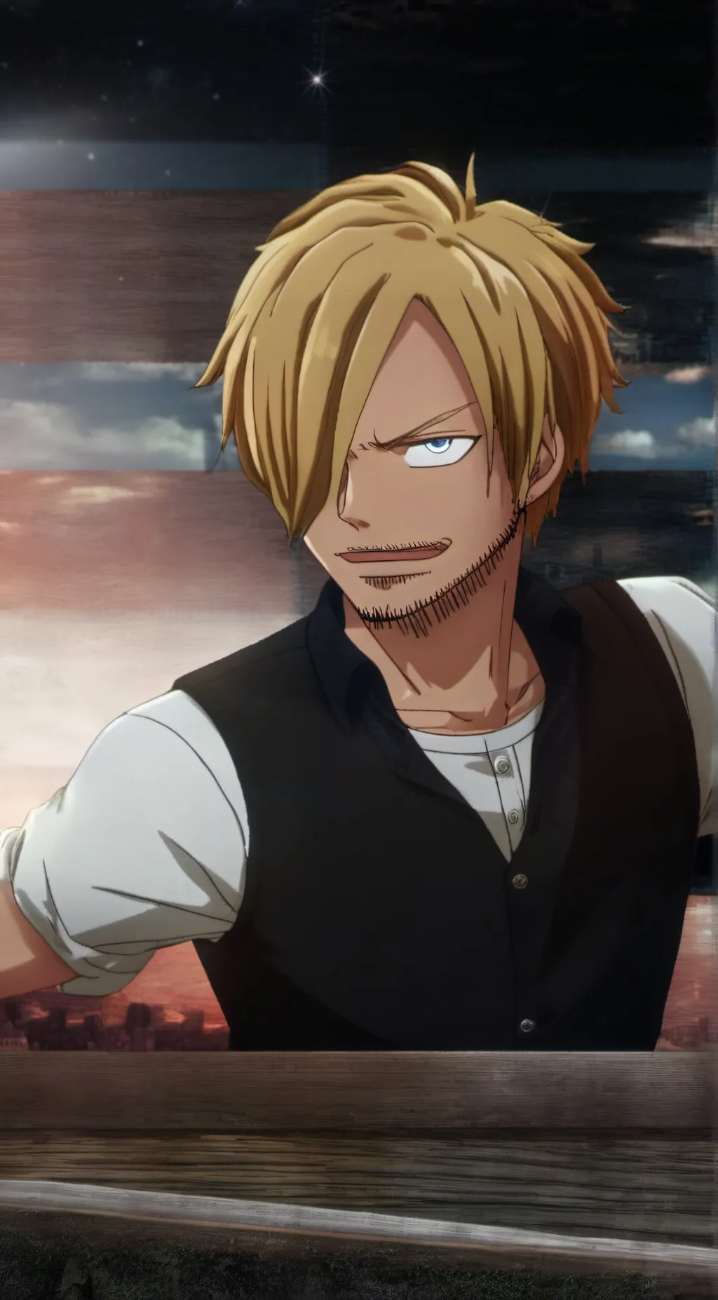 ai character: Sanji background