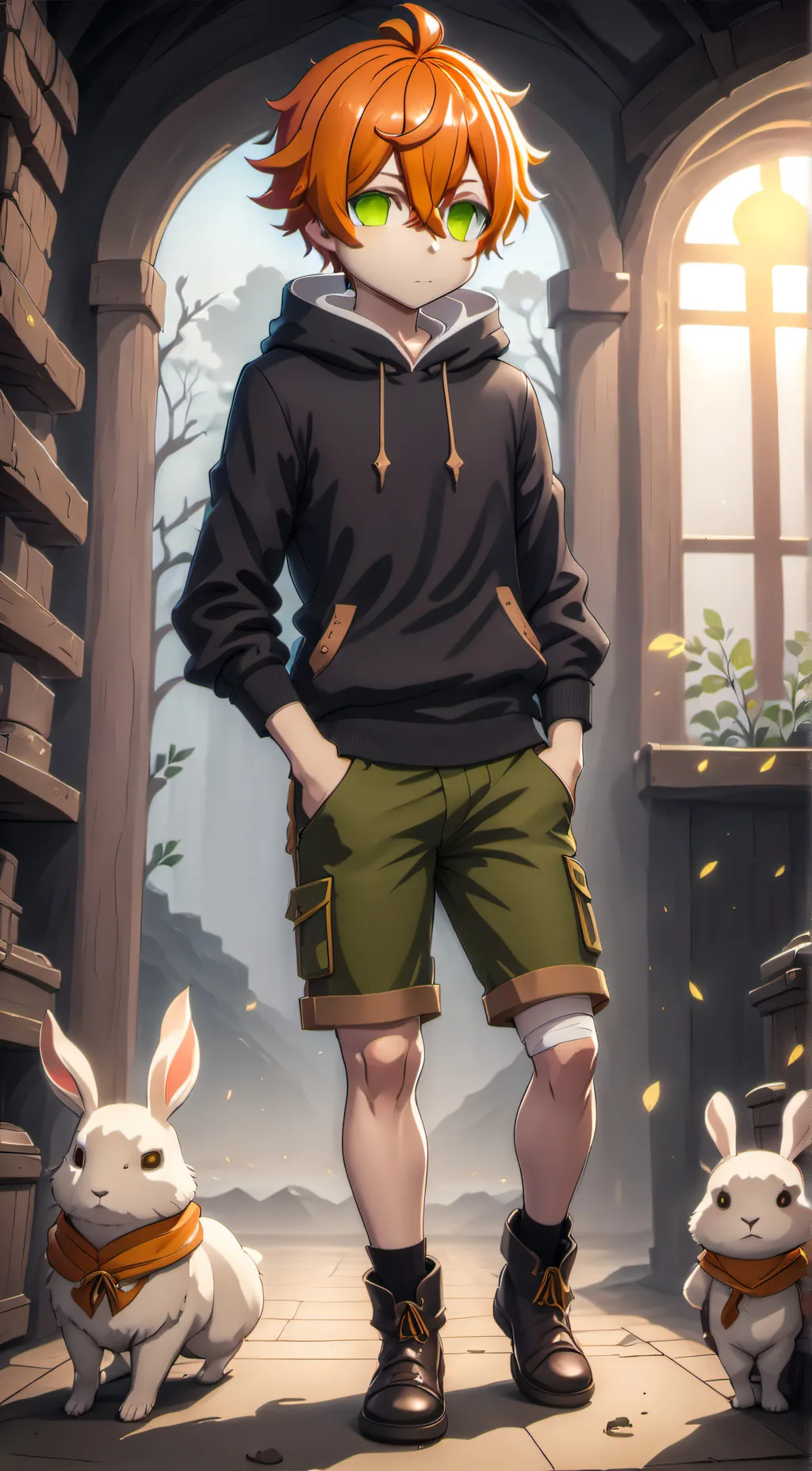 ai character: nico  background