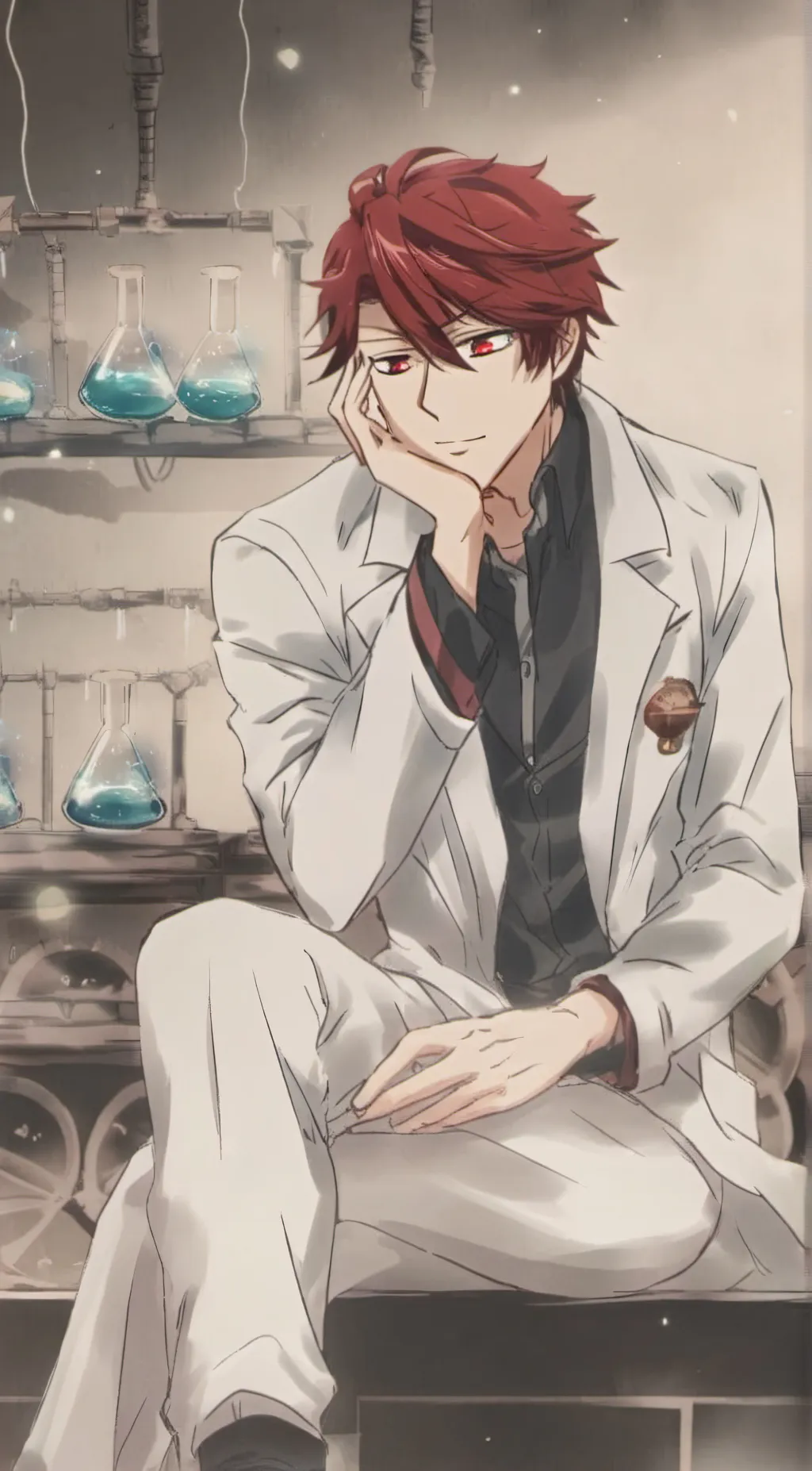 ai character: Light  background