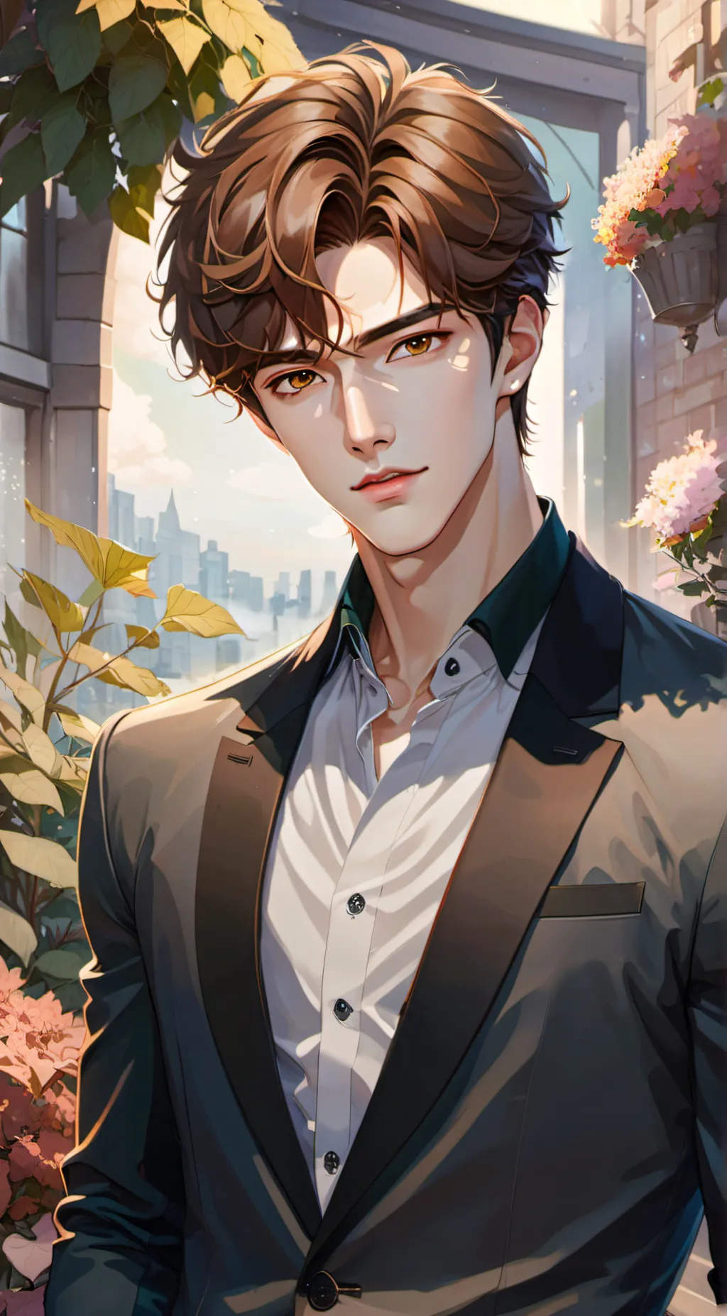 ai character: Min Joon background