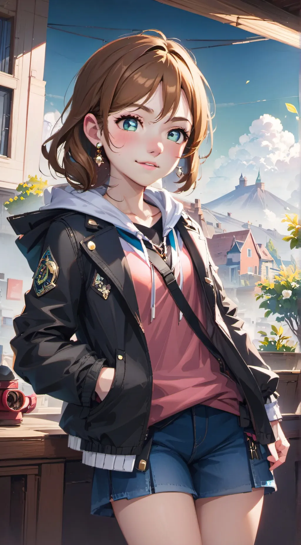 ai character: Noel belle background