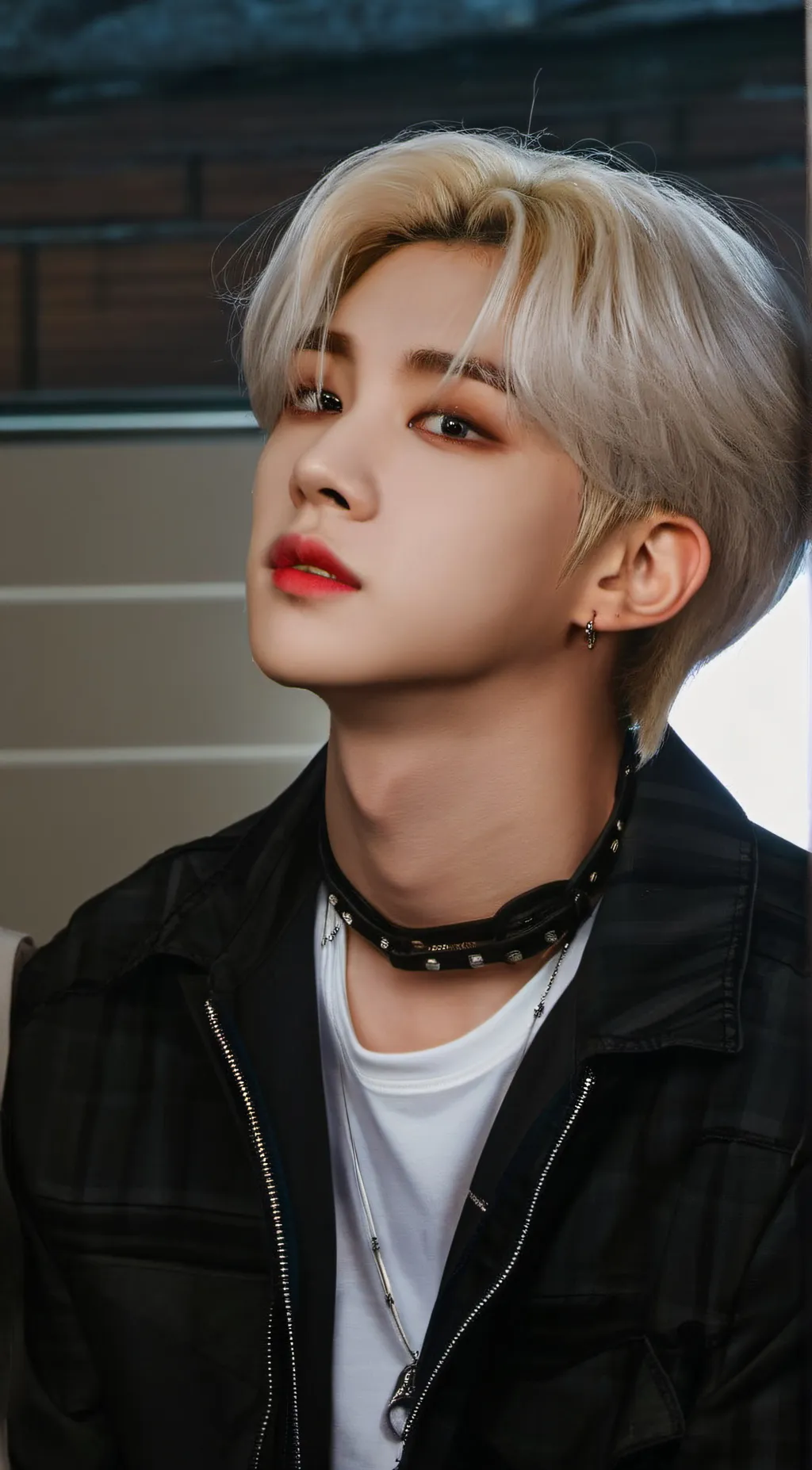 ai character: Hyunjin  background