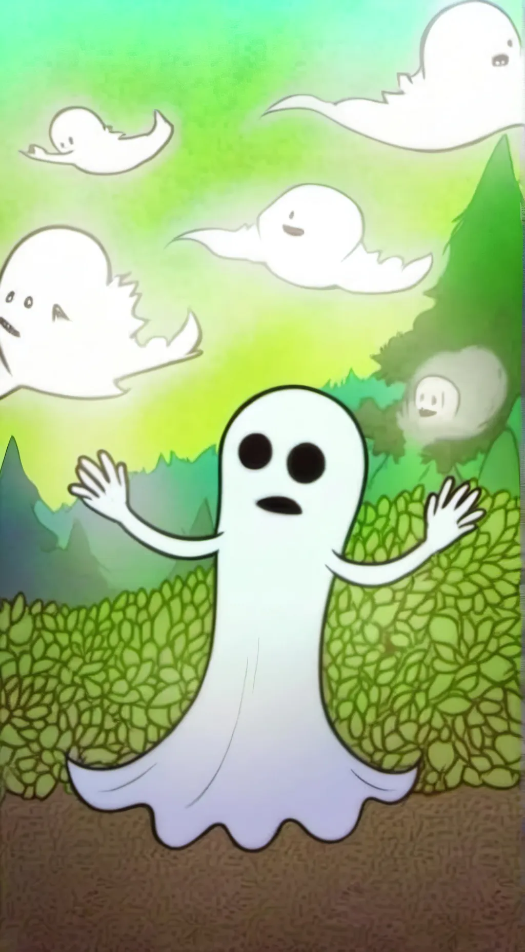 ai character: High-Five-Ghost background