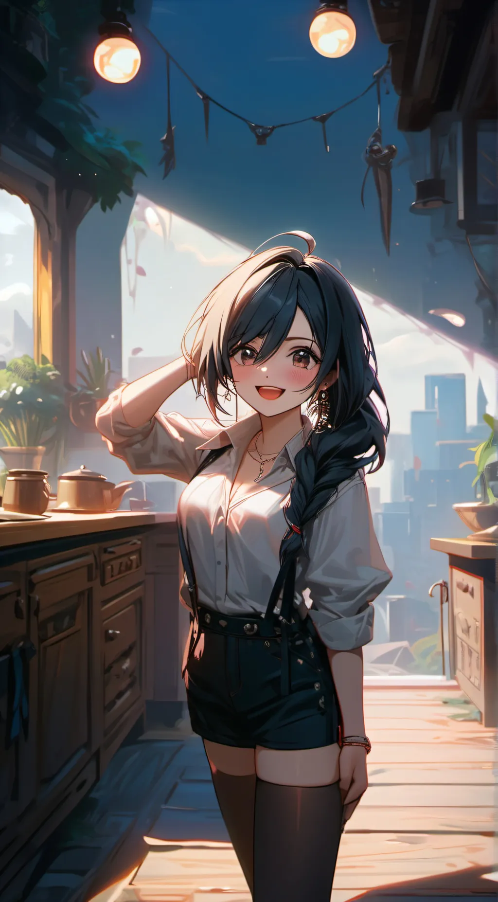 ai character: Cutie background