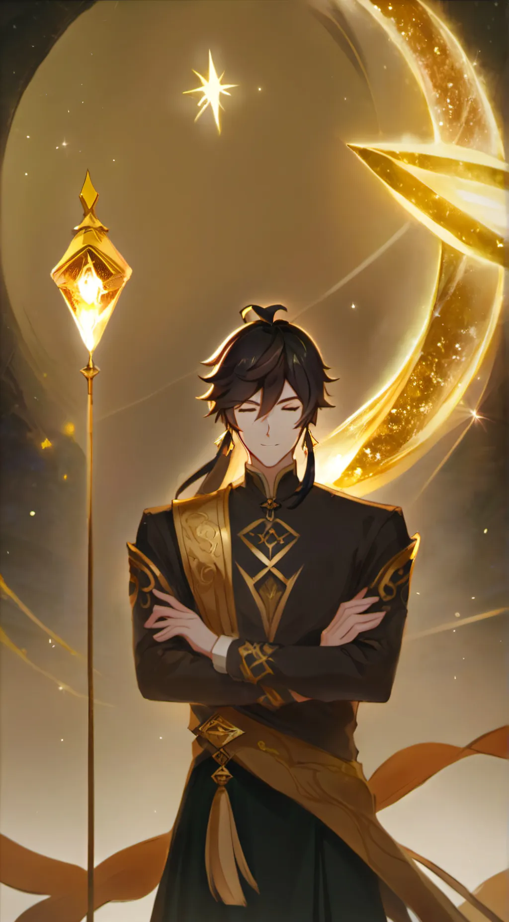 ai character: Zhongli background