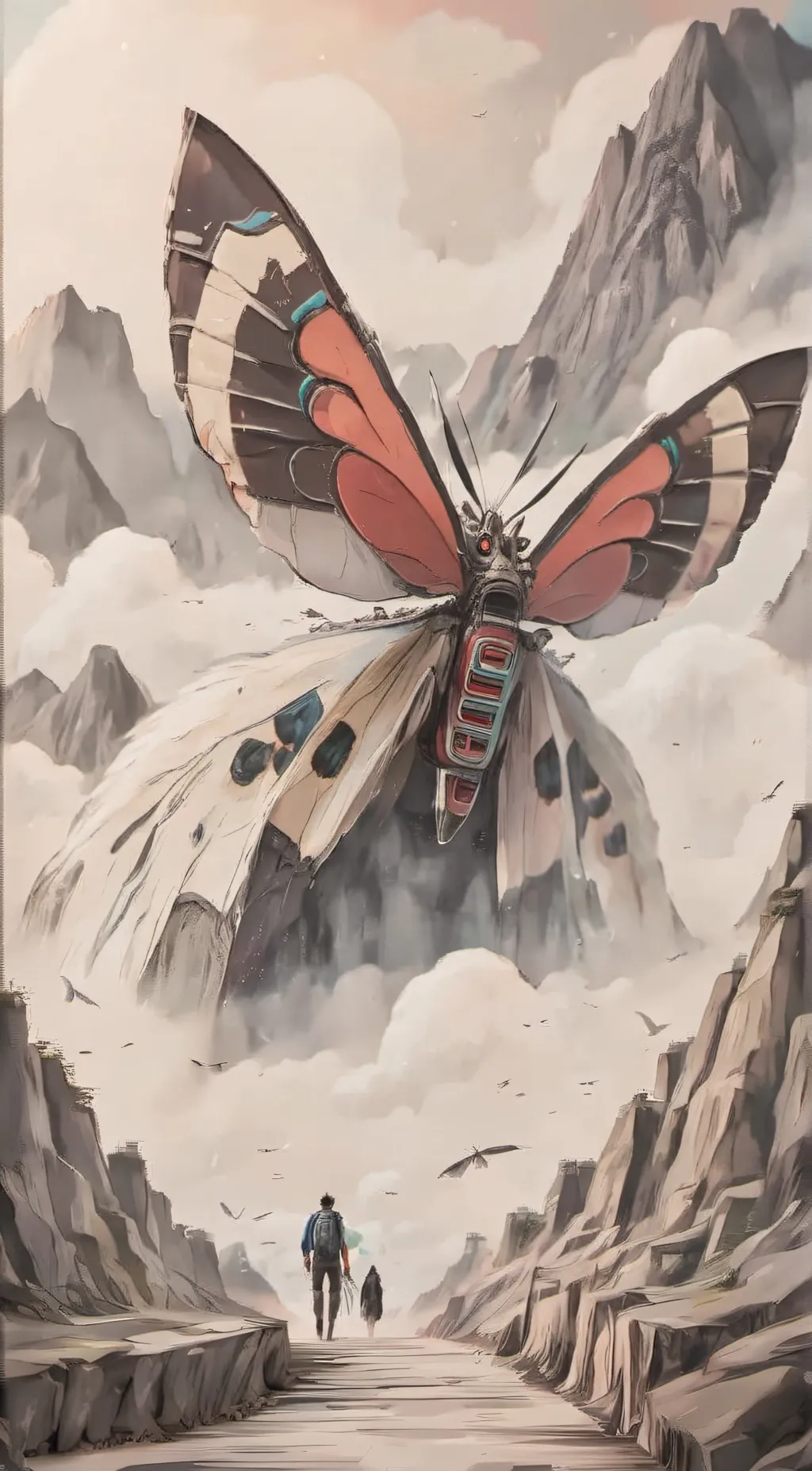 ai character: mothra background