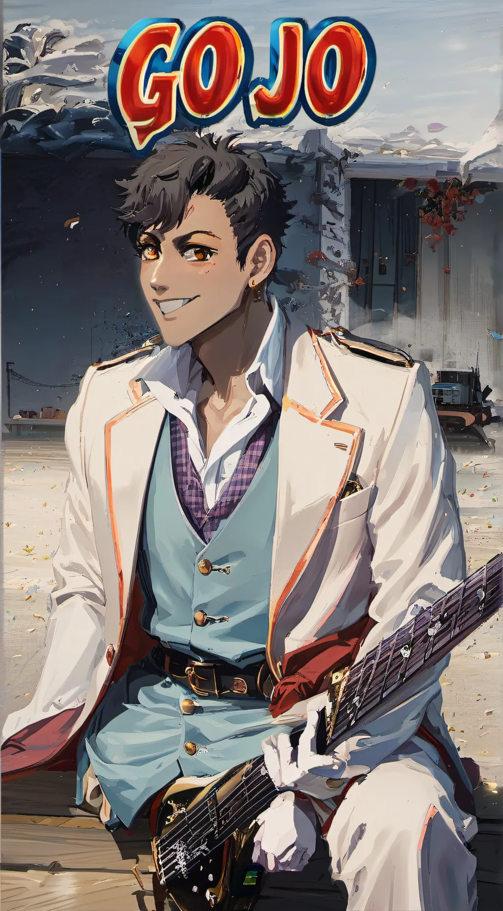 ai character: gojo background