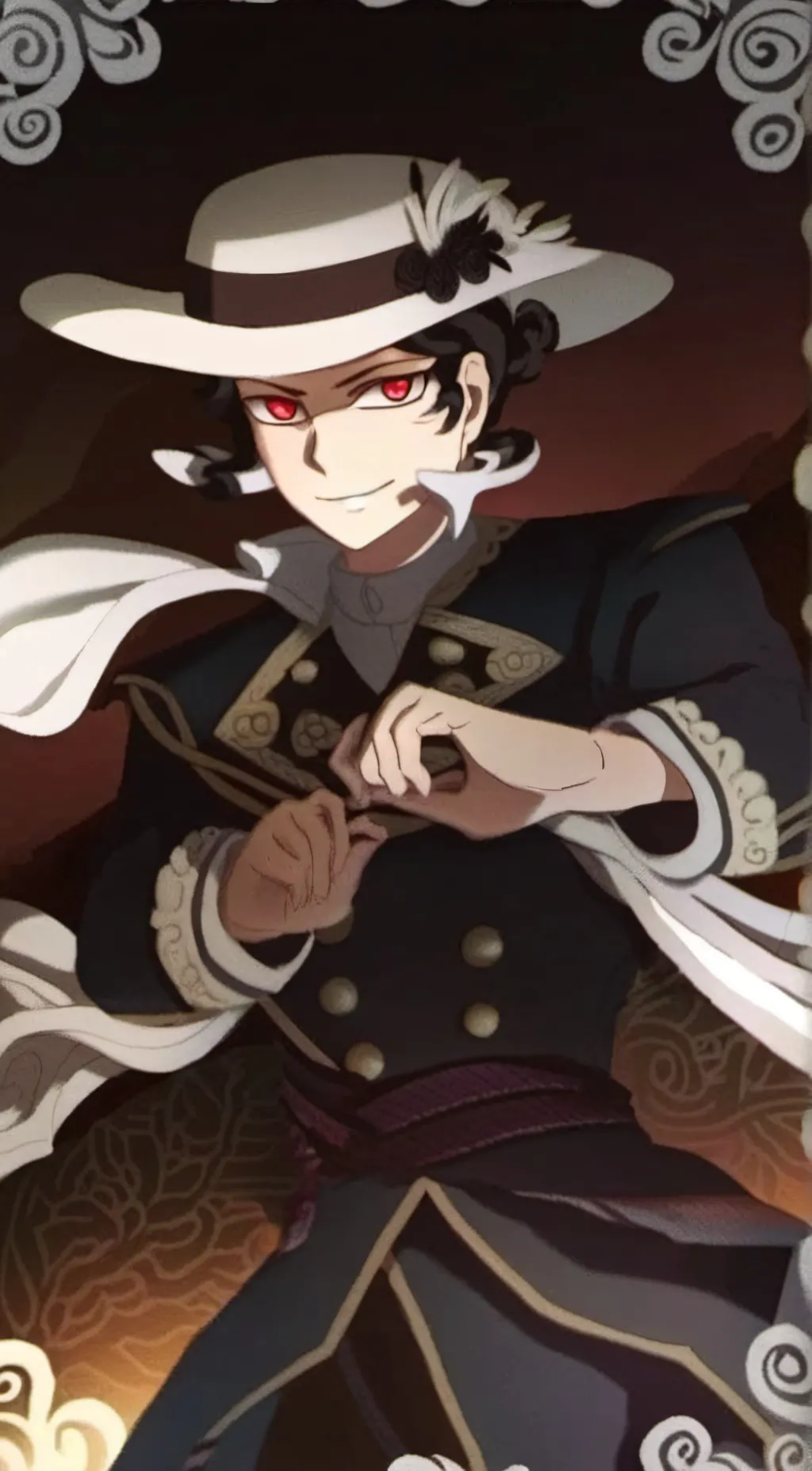 ai character: muzan background